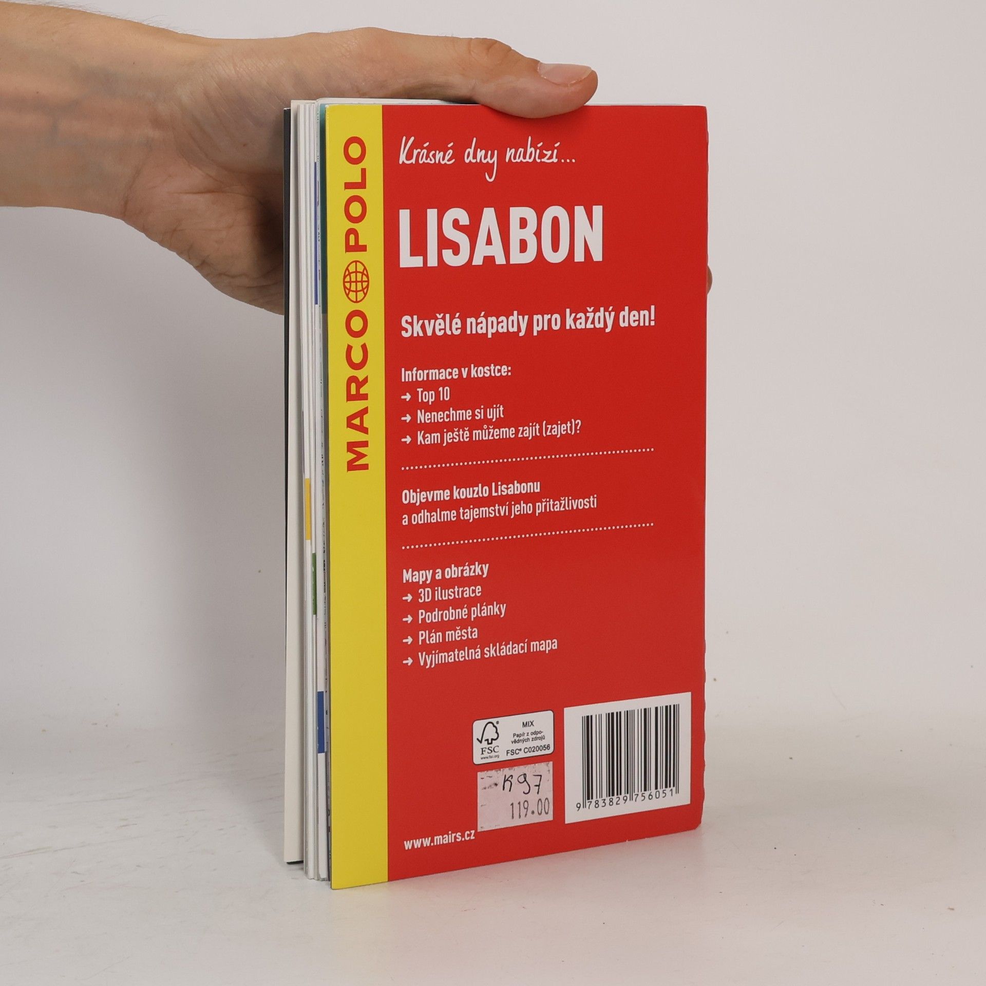 Kathleen Becker Lisabon / průvodce na spirále s mapou MD