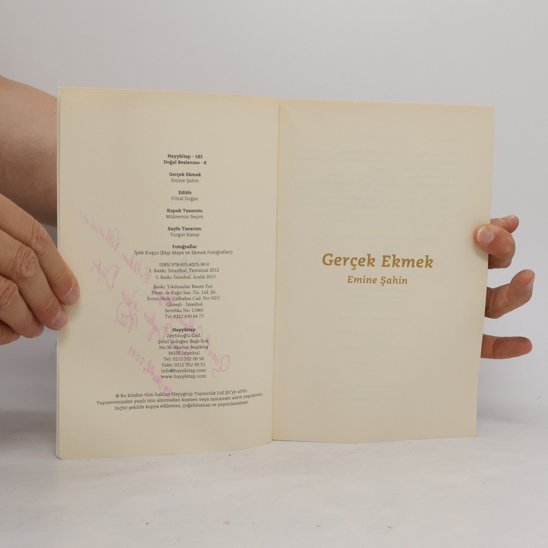 Emine Şahin Gerçek Ekmek - 5. Baskı
