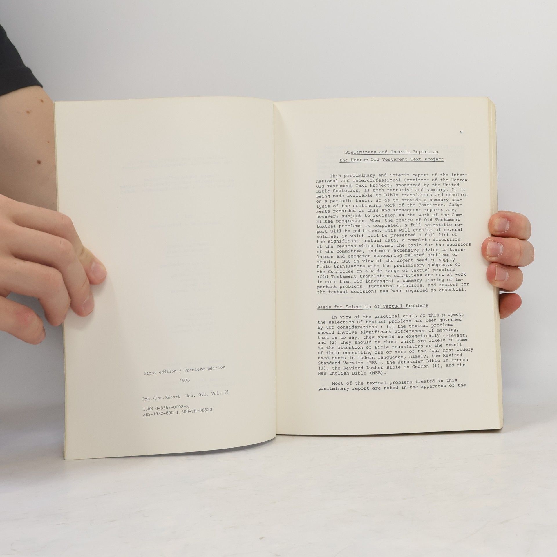 Dominique Barthélemy Pentateuch / Pentateuque