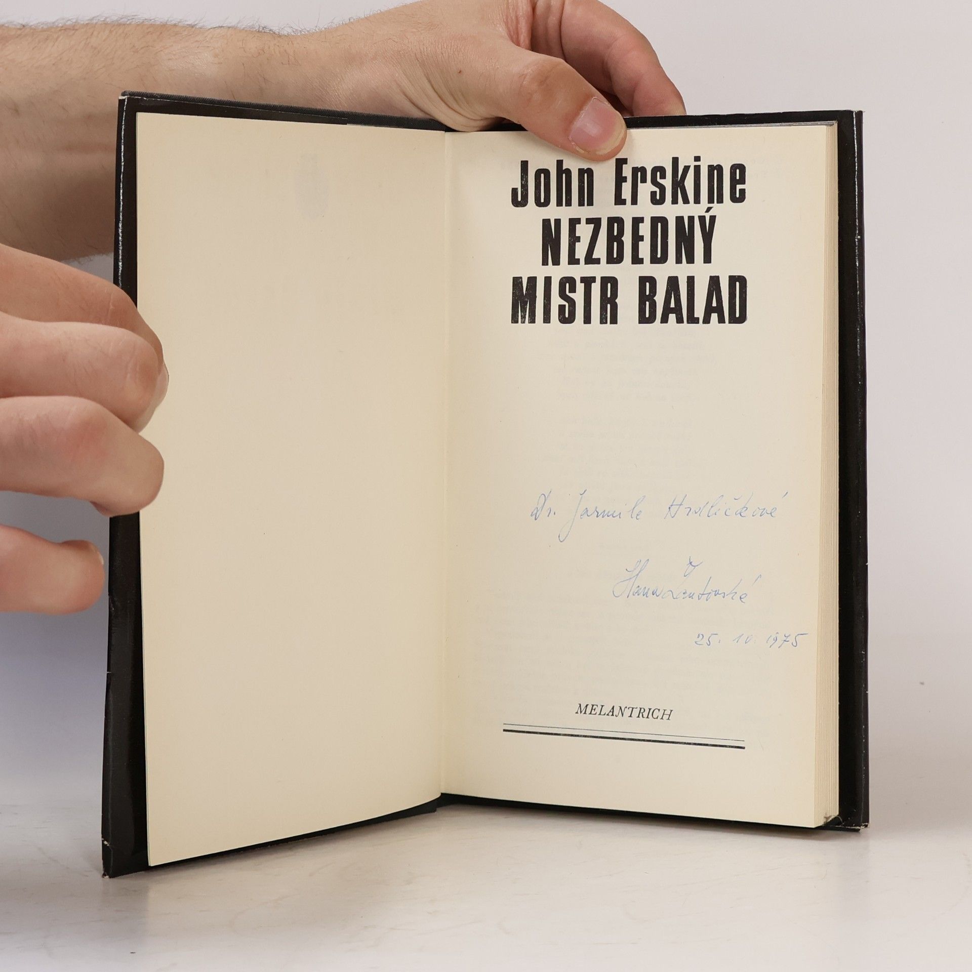 John Erskine Nezbedný mistr balad