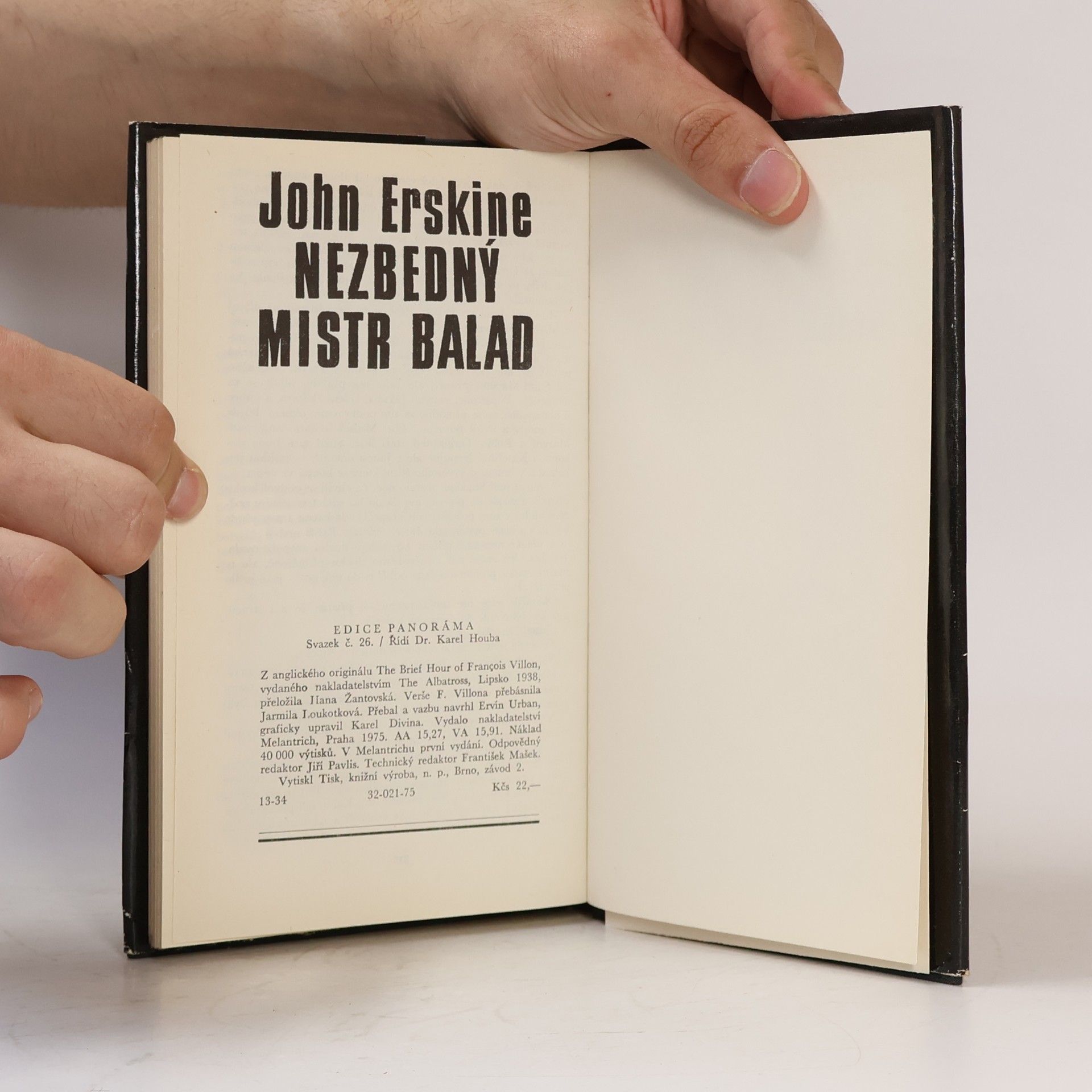 John Erskine Nezbedný mistr balad