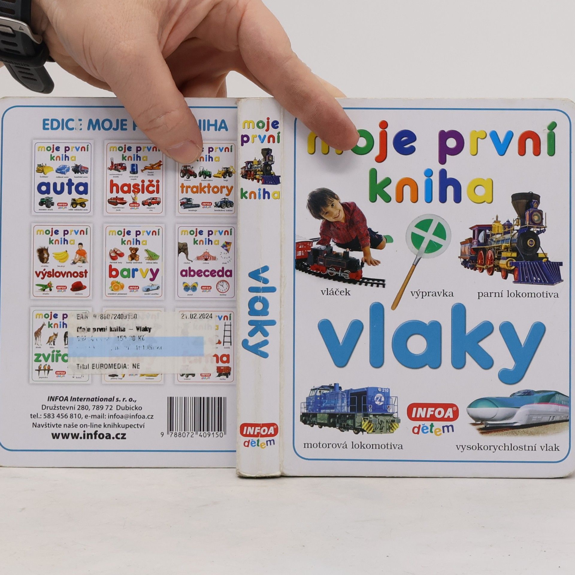 Kolektiv autorů Mojje první kniha. Vlaky