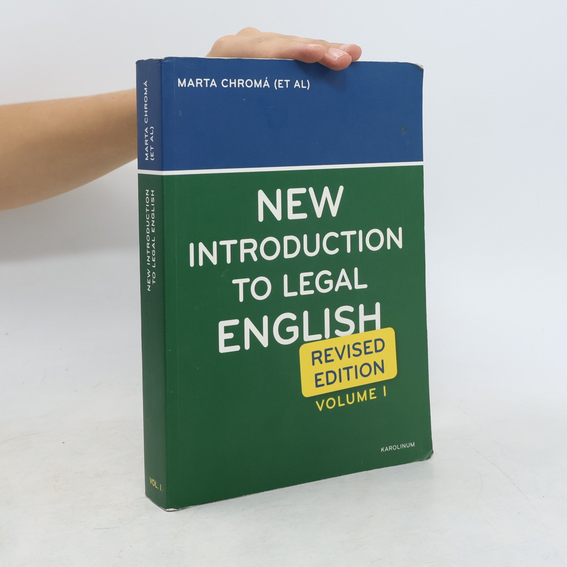 Marta Chromá New introduction to legal English. Revised edition. Volume I