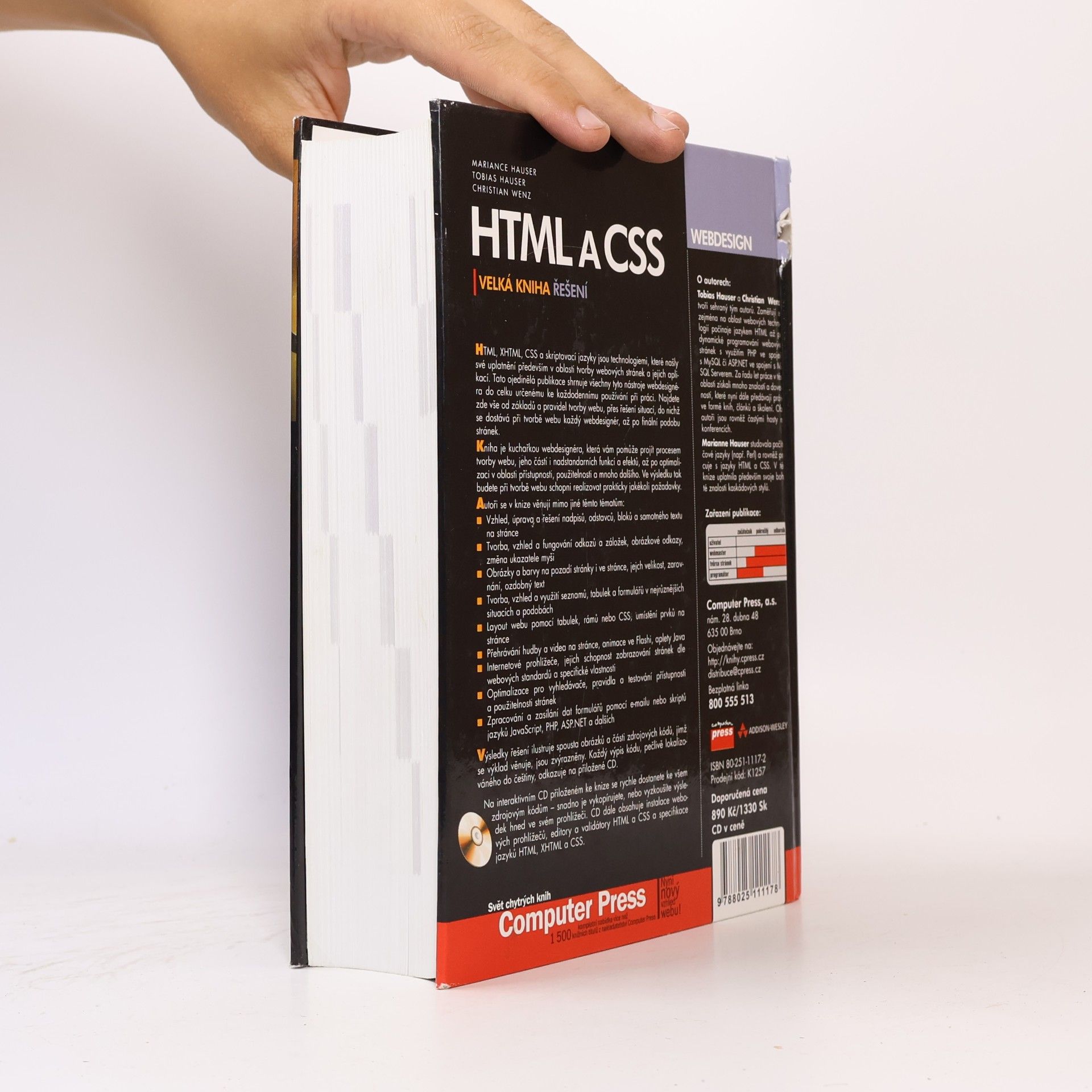 Marianne Hauser HTML a CSS : velká kniha řešení