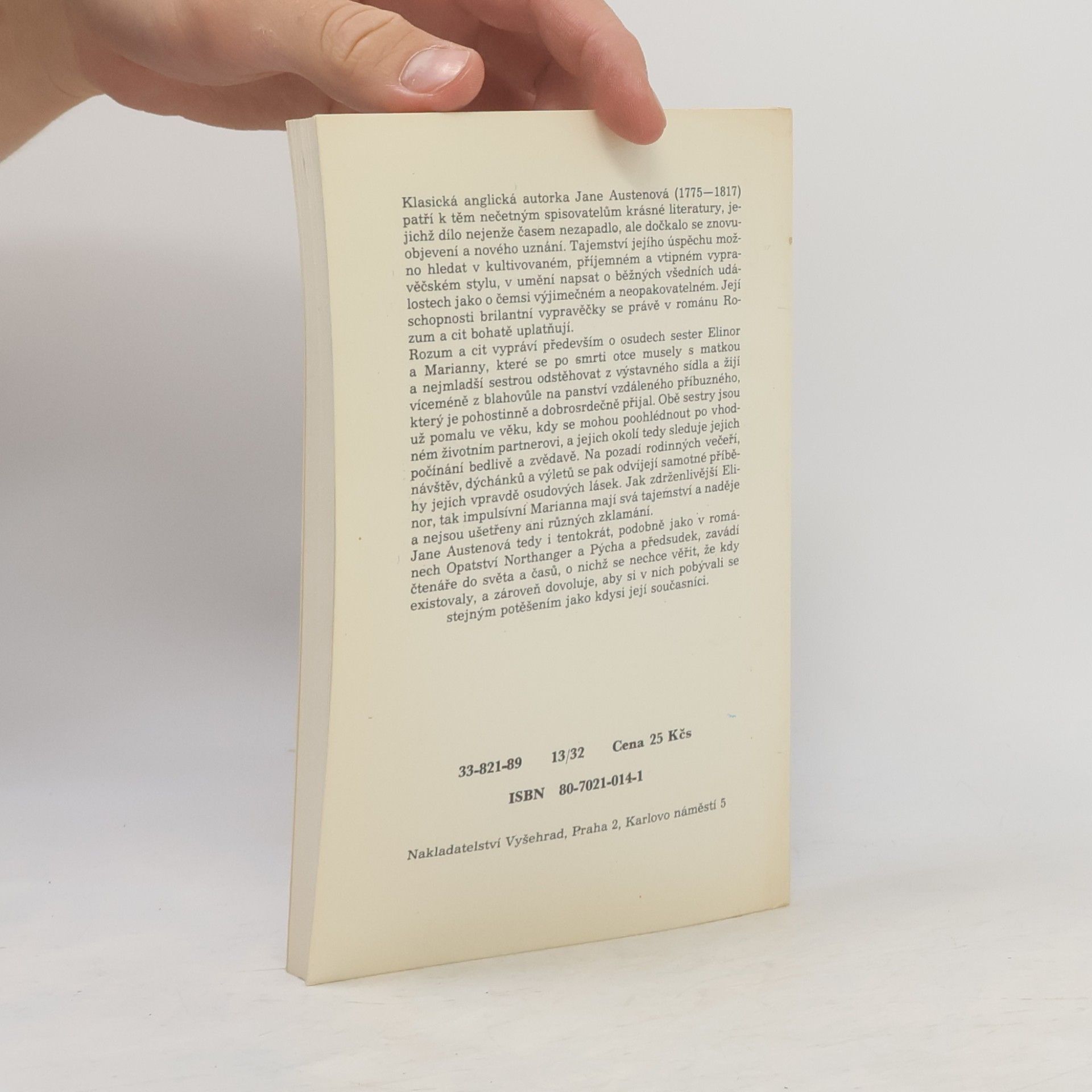 Jane Austen Rozum a cit