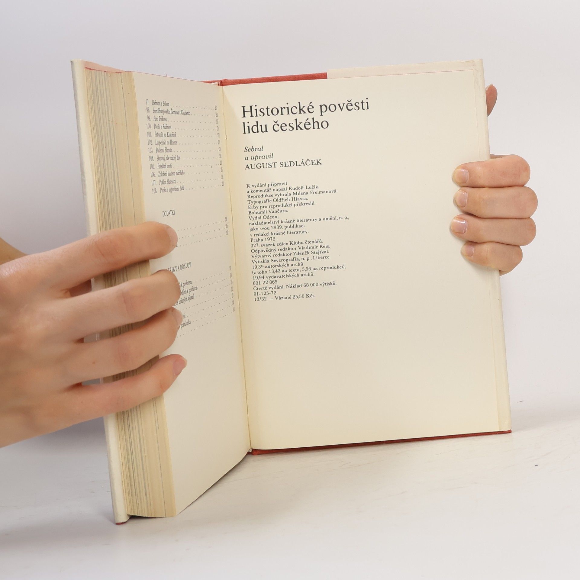 August Sedláček Historické pověsti lidu českého