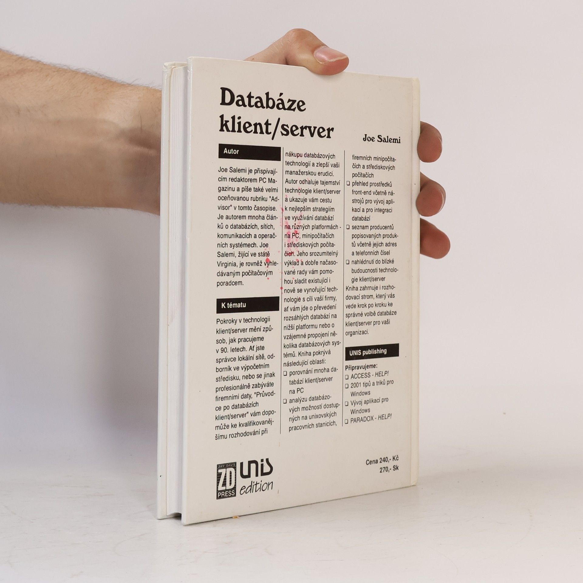 Joe Salemi Databáze klient/ server: Průvodce