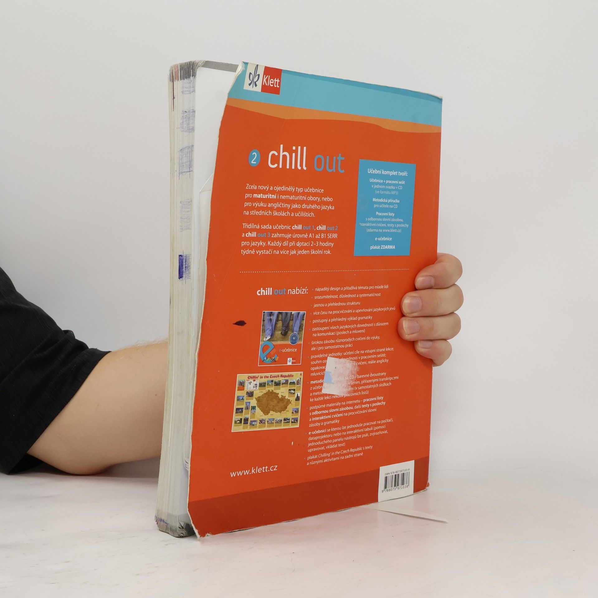 Carla Tkadlečková Chill out 2: angličtina pro střední školy. Učebnice a pracovní sešit