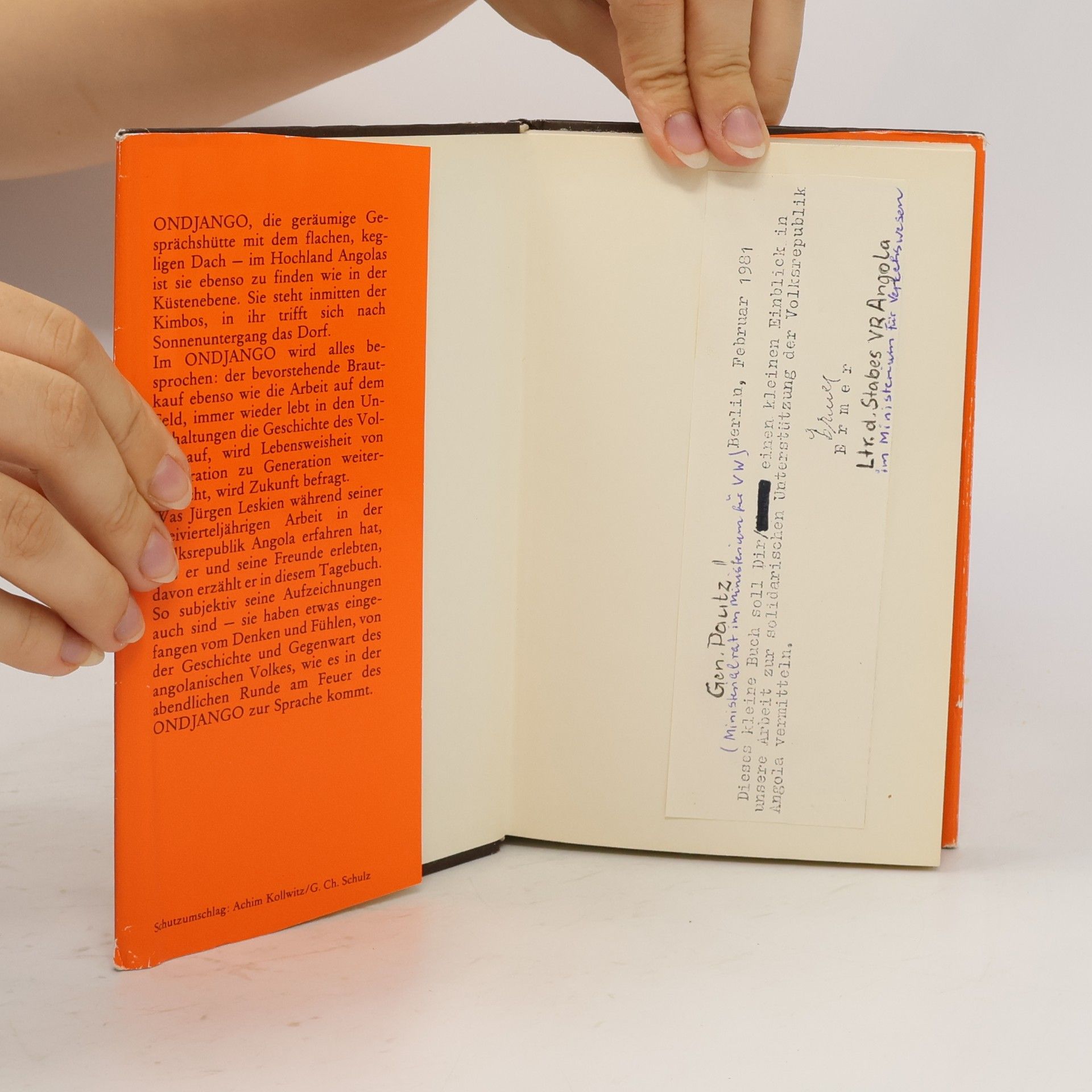 Jürgen Leskien Ondjango. Ein angolanisches Tagebuch