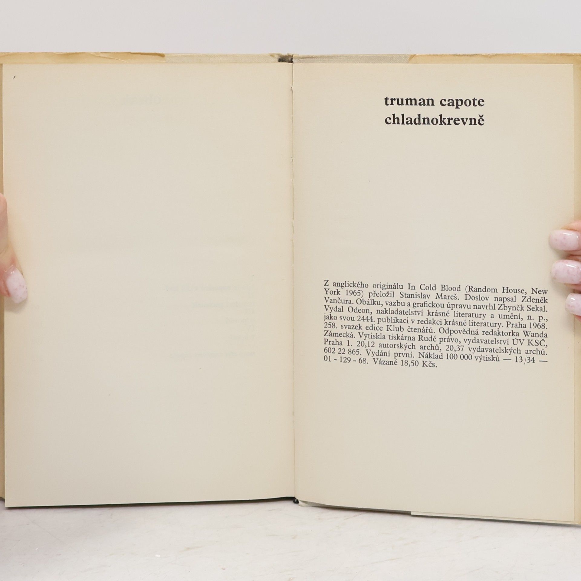 Truman Capote Chladnokrevně