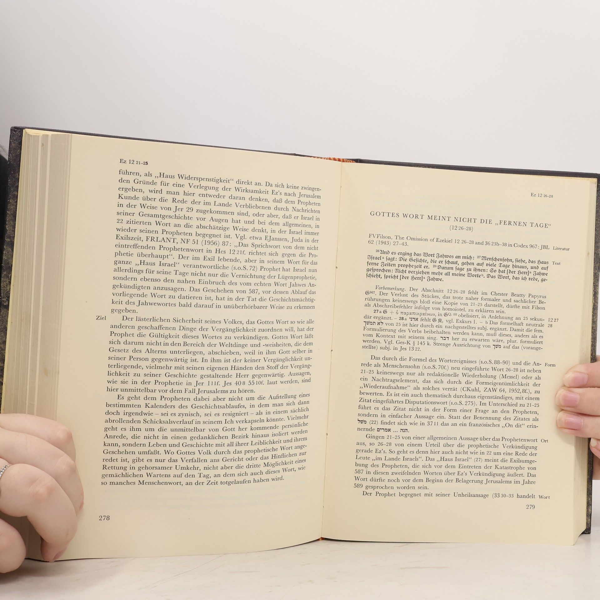 Horst Friedrich Biblischer Kommentar. Altes Testament XVI/1