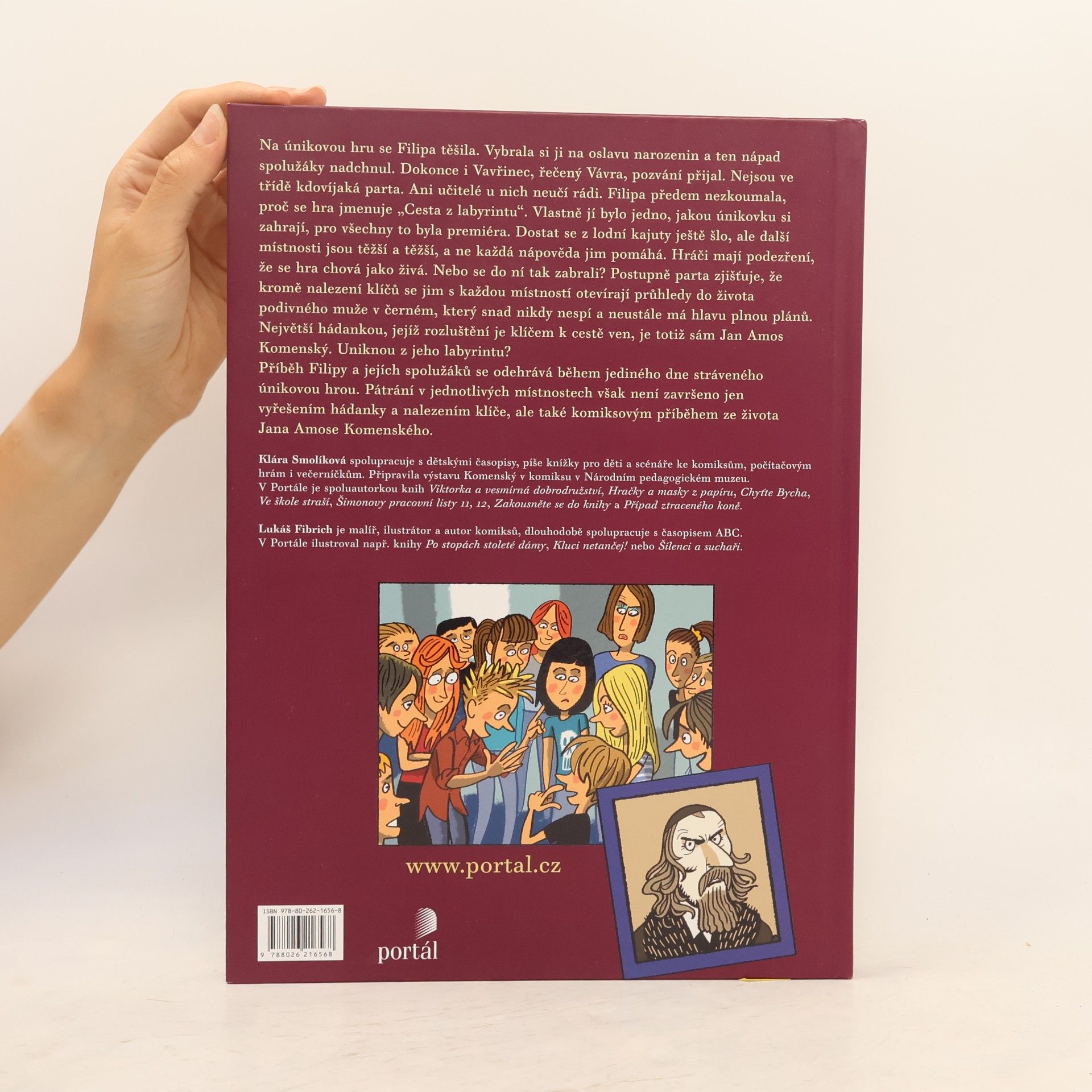 Klára Smolíková S Komenským do komiksu – Únikovka s Amosem