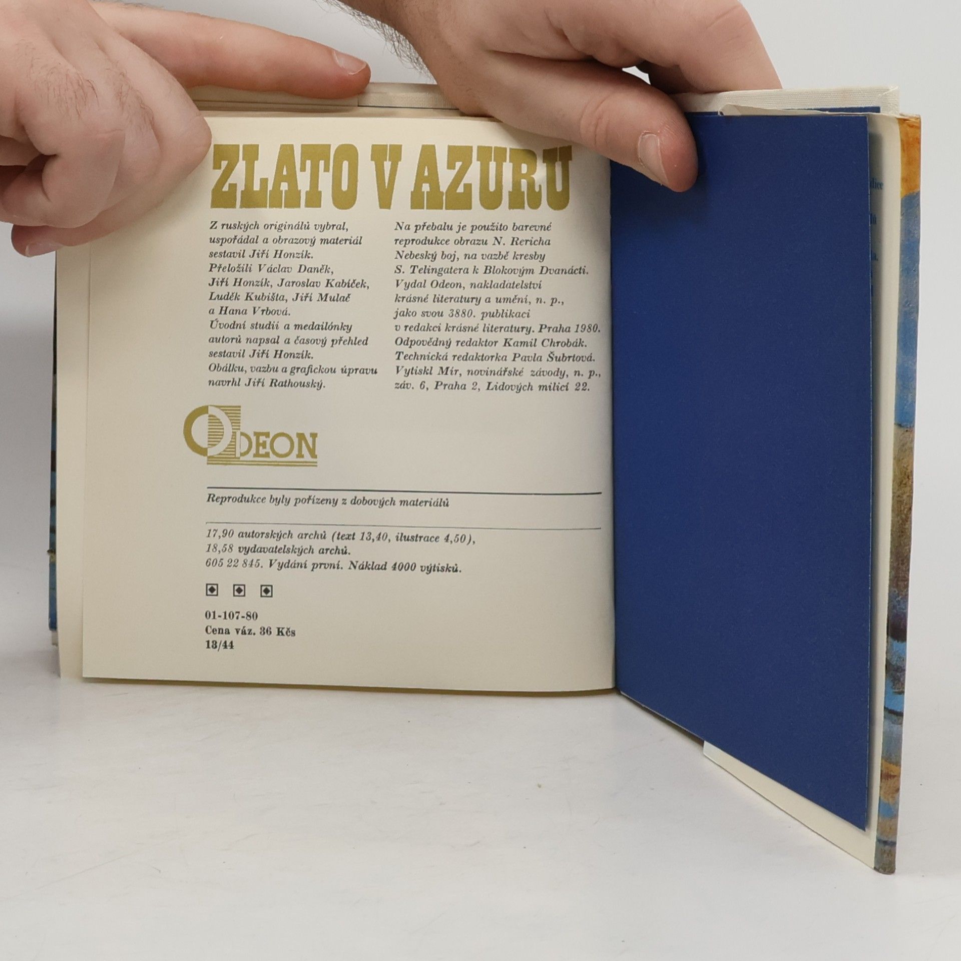 Jiří Honzík Zlato v azuru. Lyrika ruského symbolismu