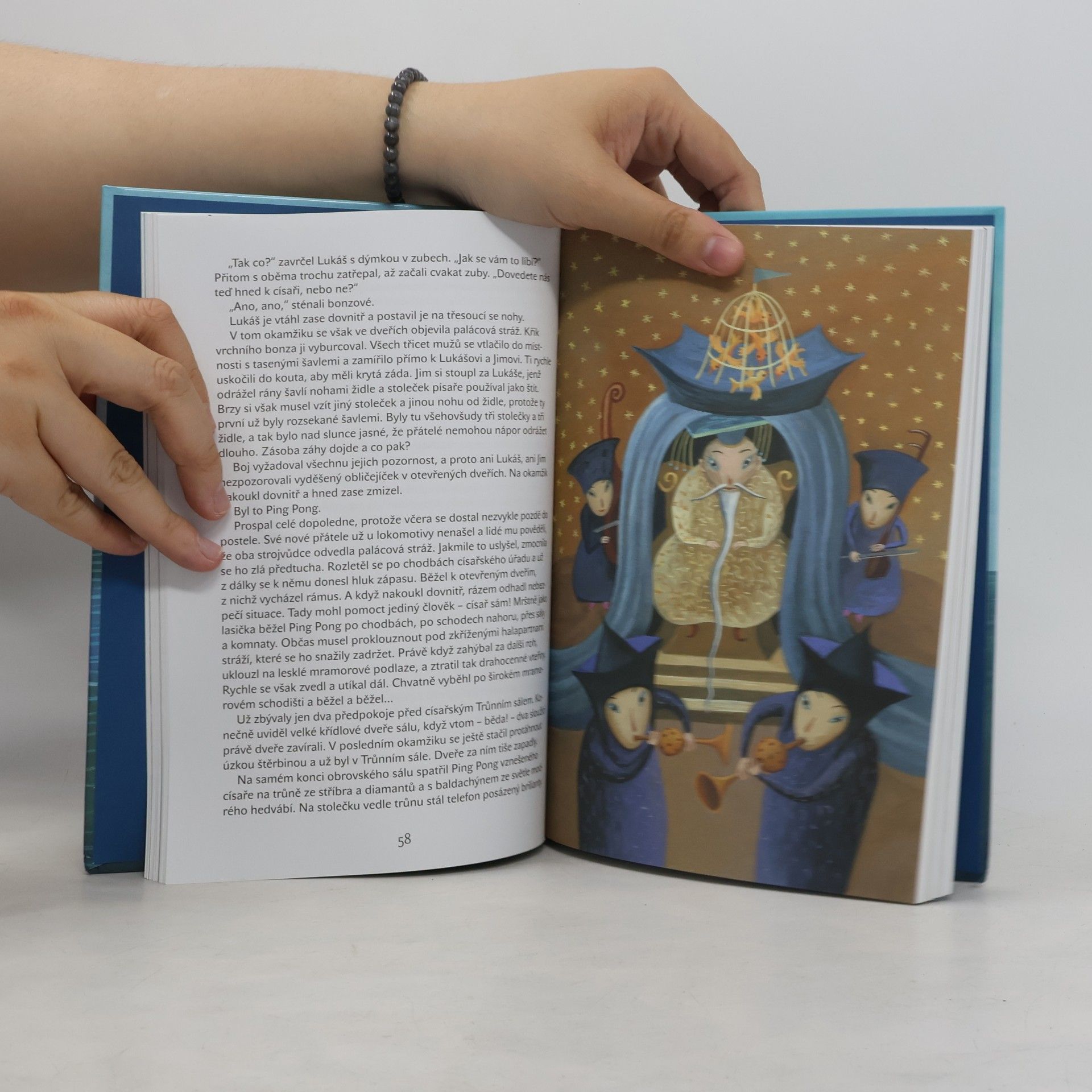 Michael Ende Jim Knoflík, Lukáš a lokomotiva Ema