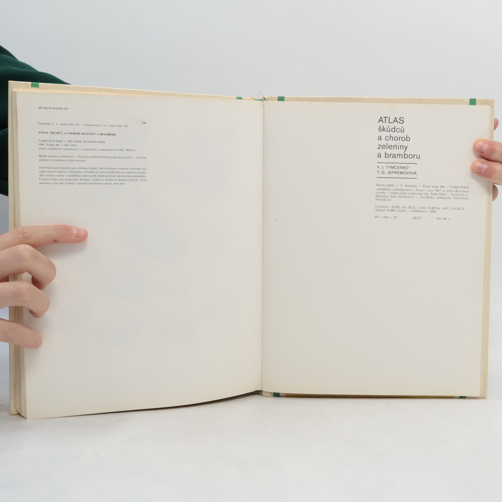 Autorenkollektiv Atlas škůdců a chorob zeleniny a bramboru