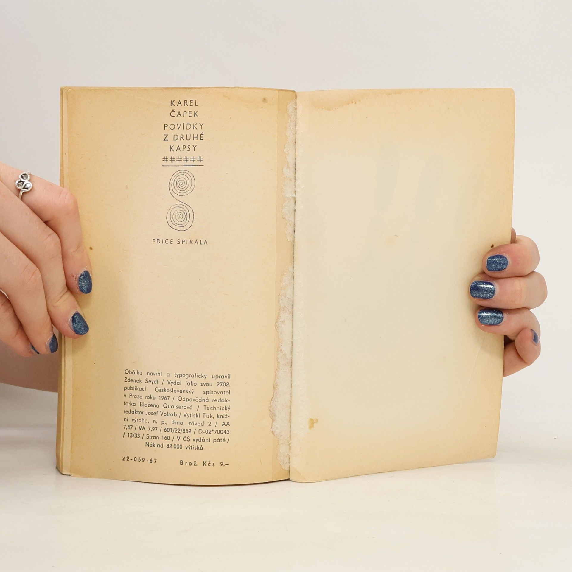 Karel Čapek Povídky z druhé kapsy