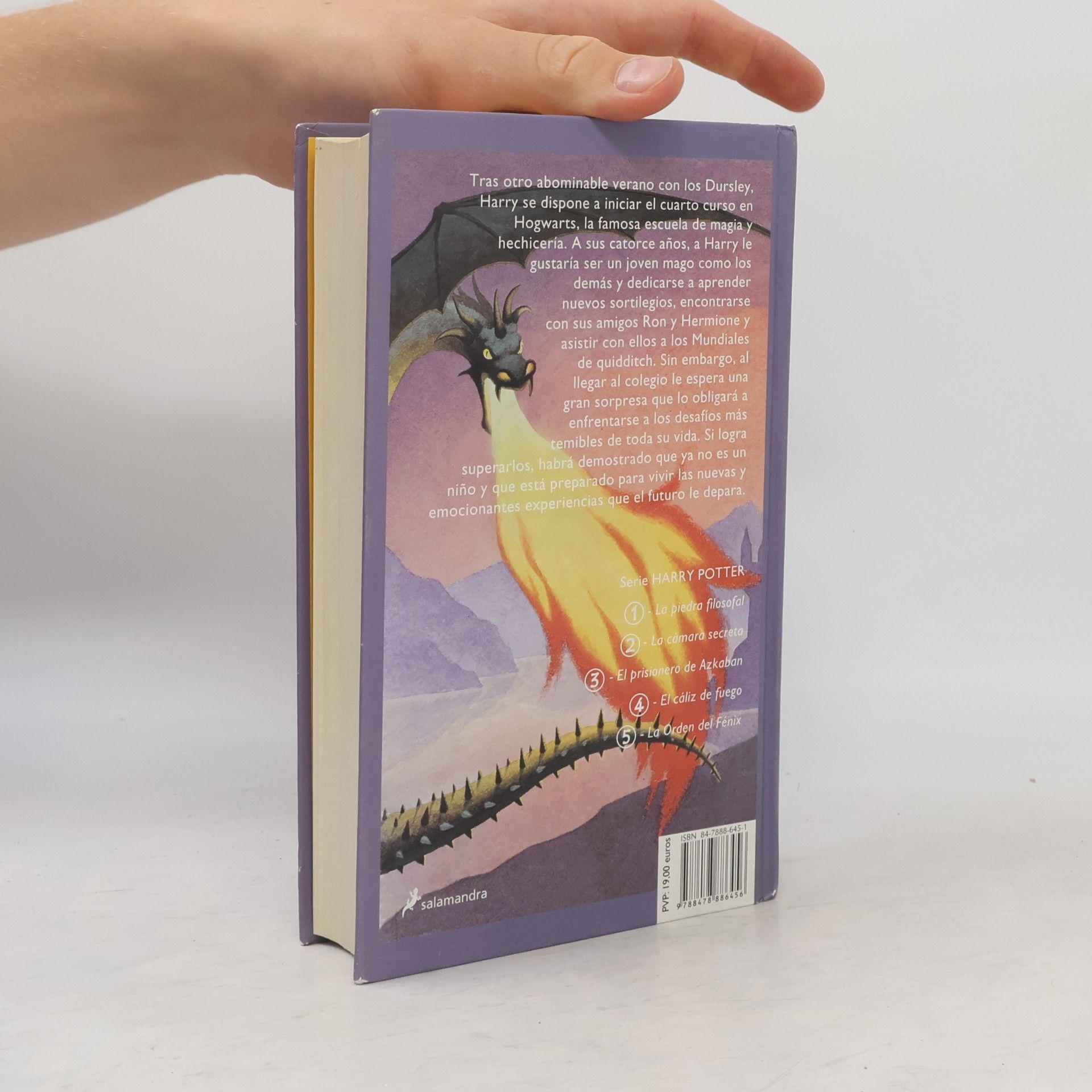 J. K. Rowling Harry Potter y el cáliz de fuego