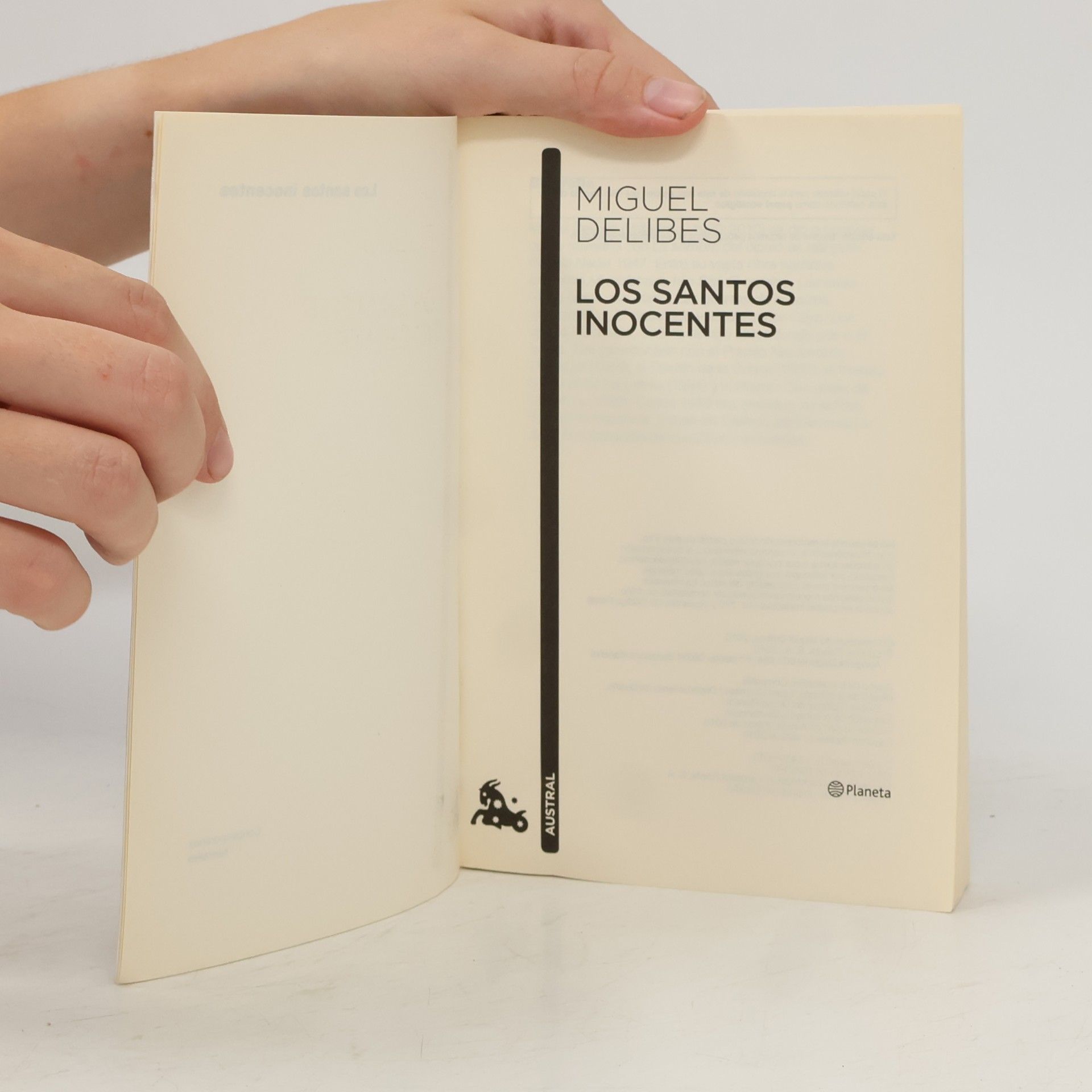 Miguel Delibes Los Santos Inocentes