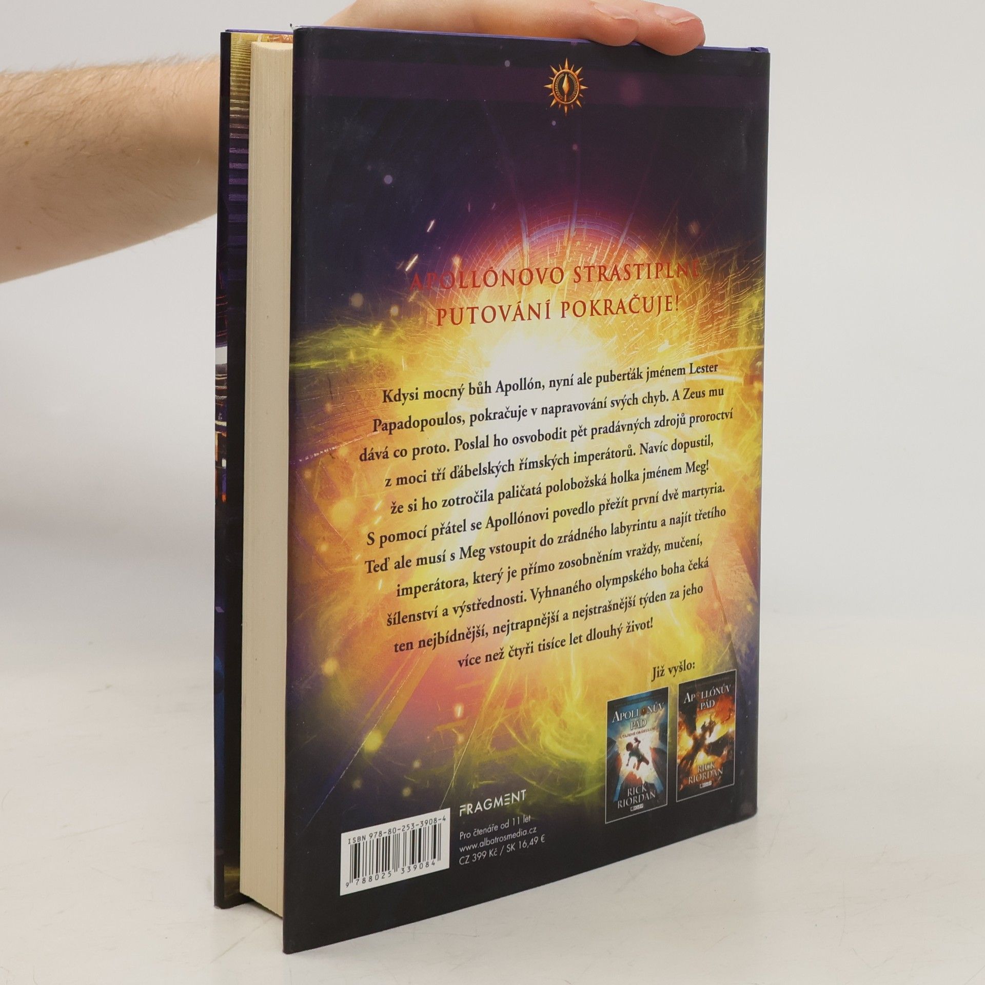 Rick Riordan Apollónův pád. Zrádný labyrint