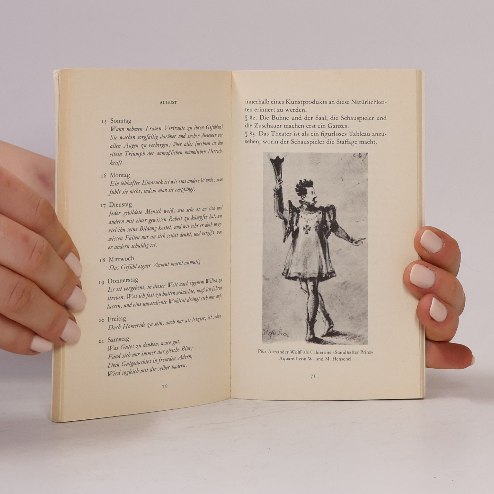 Various authors Mit Goethe durch das Jahr