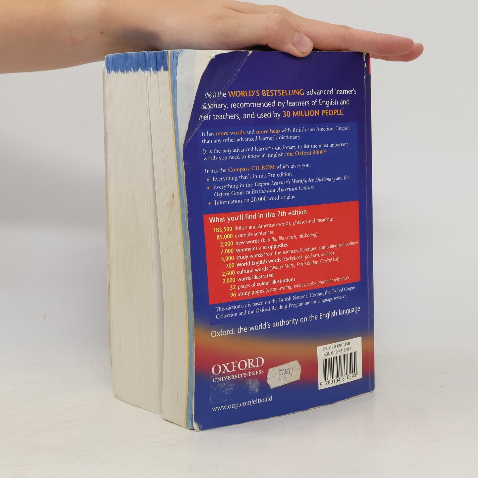 Albert Sydney Hornby Oxford advanced learner's dictionary of current English