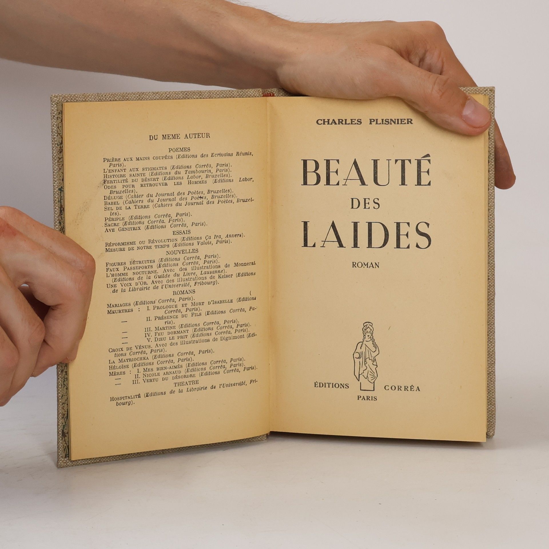 Charles Plisnier Beauté des laides