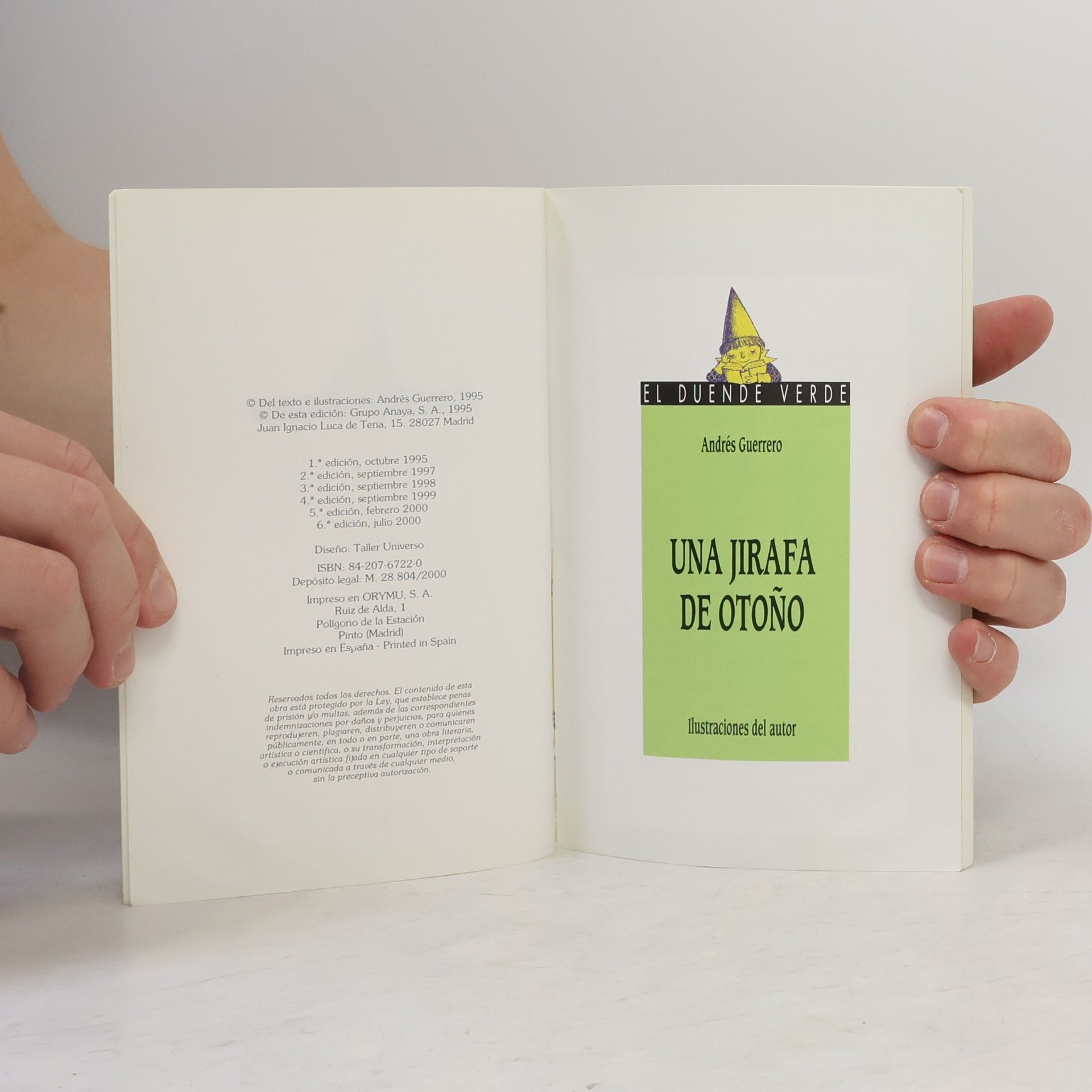 Andrés Guerrero El Duende Verde - 88: Una jirafa de otoño