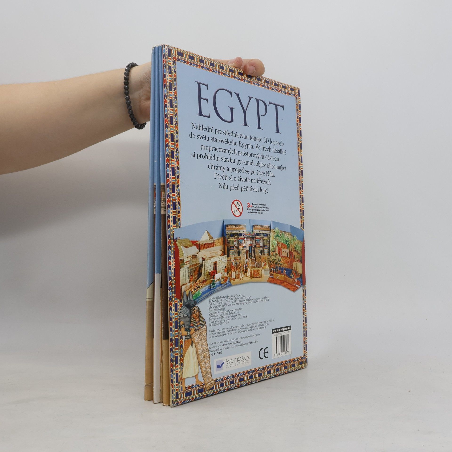 Leigh Grant Egypt: Prostorové leporelo: Fascinující historie starověké civilizace