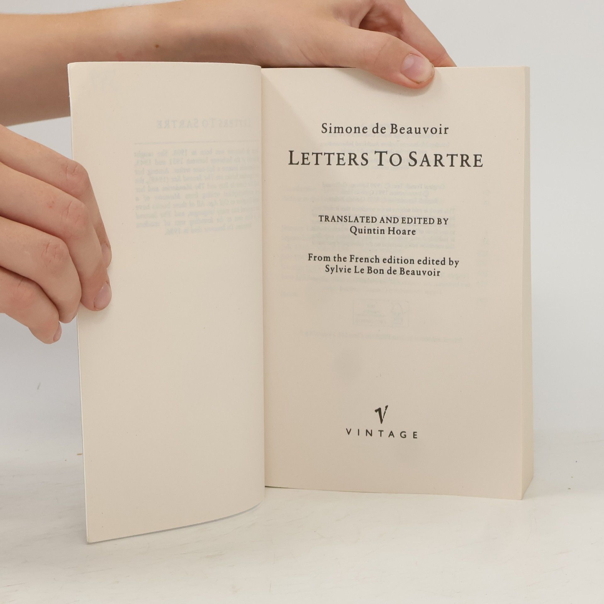 Simone de Beauvoir Letters To Sartre