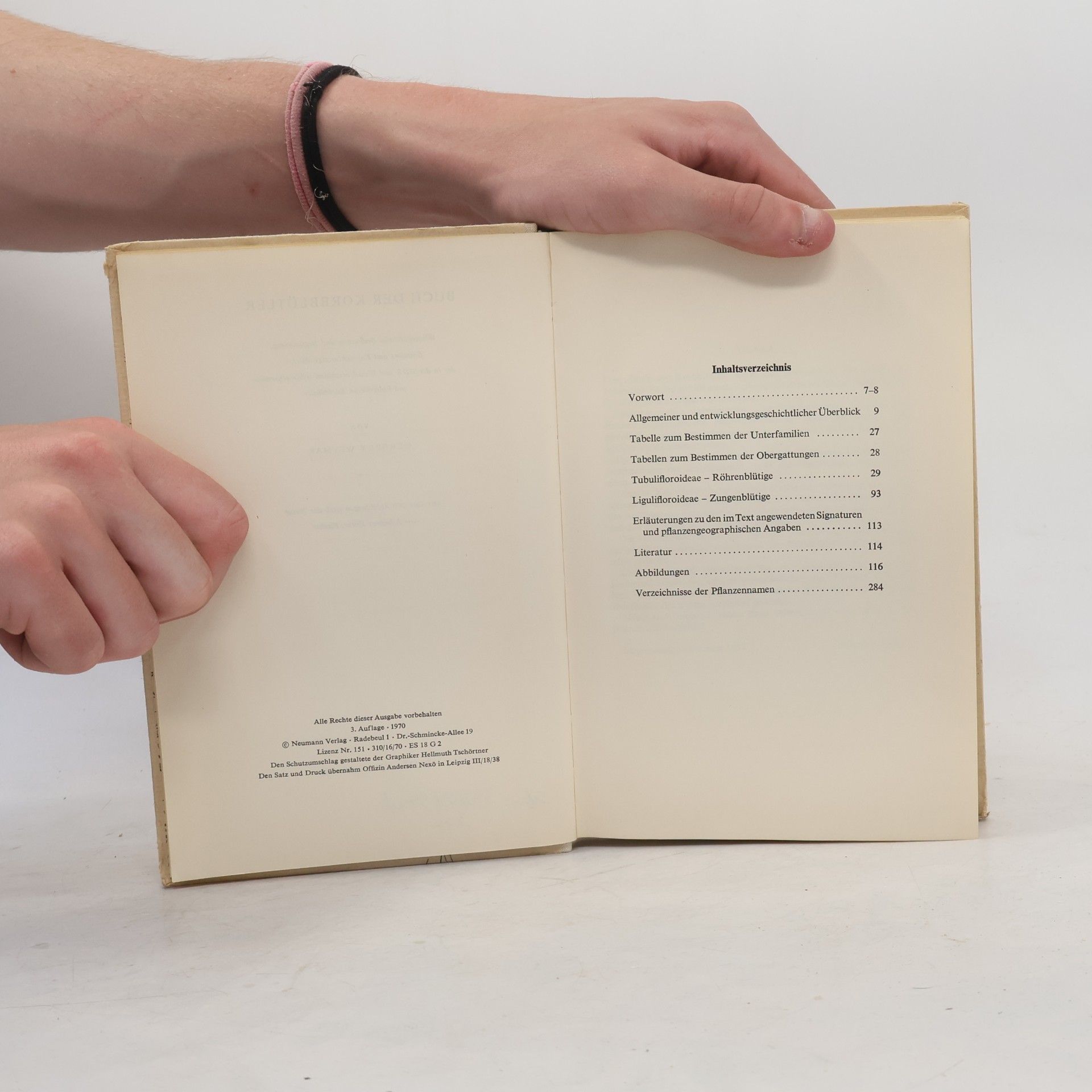 Herbert Weyma Buch der Korbblütler