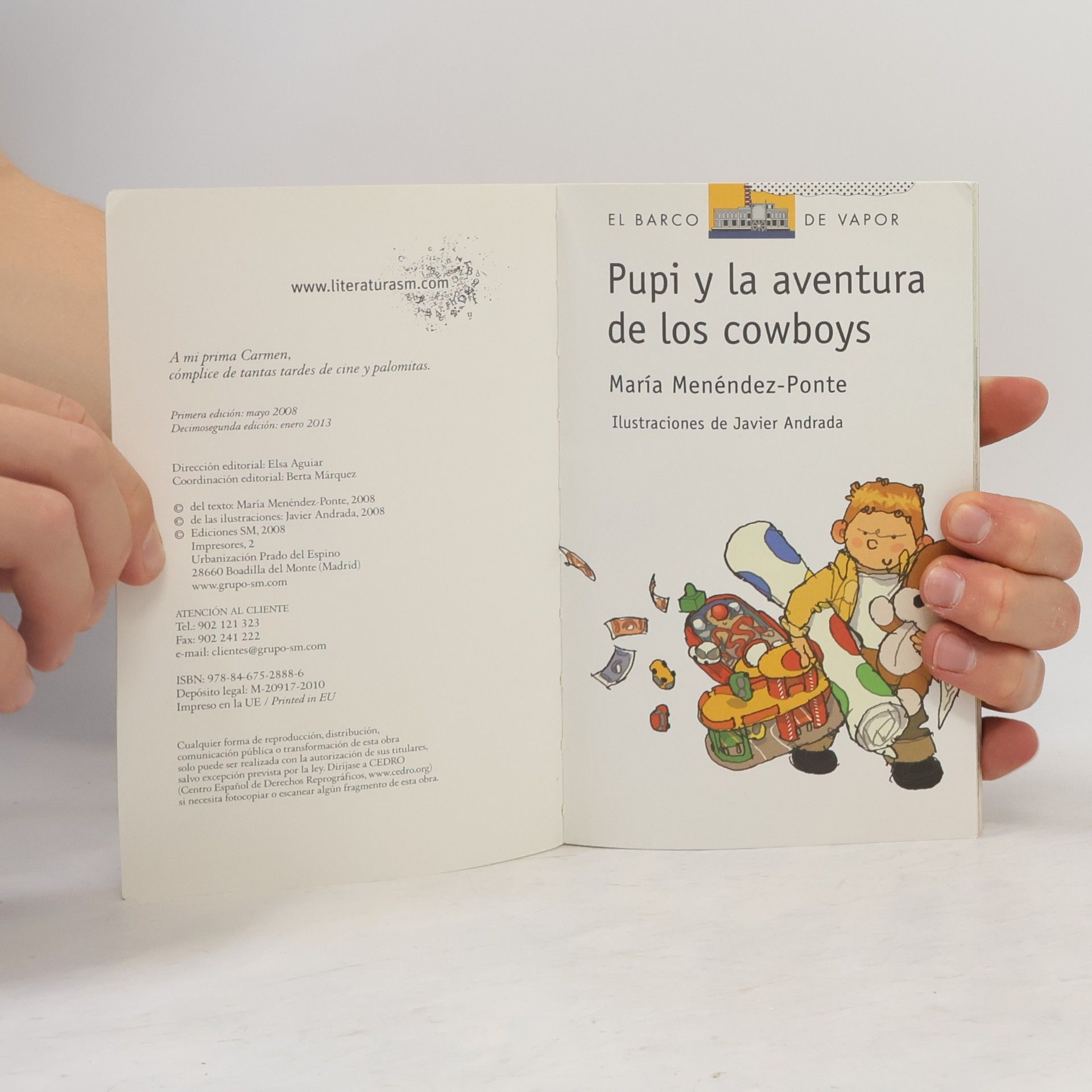 Maria Menendez-Ponte El Barco de Vapor - 1: Pupi y la aventura de los cowboys - 12ª Edición