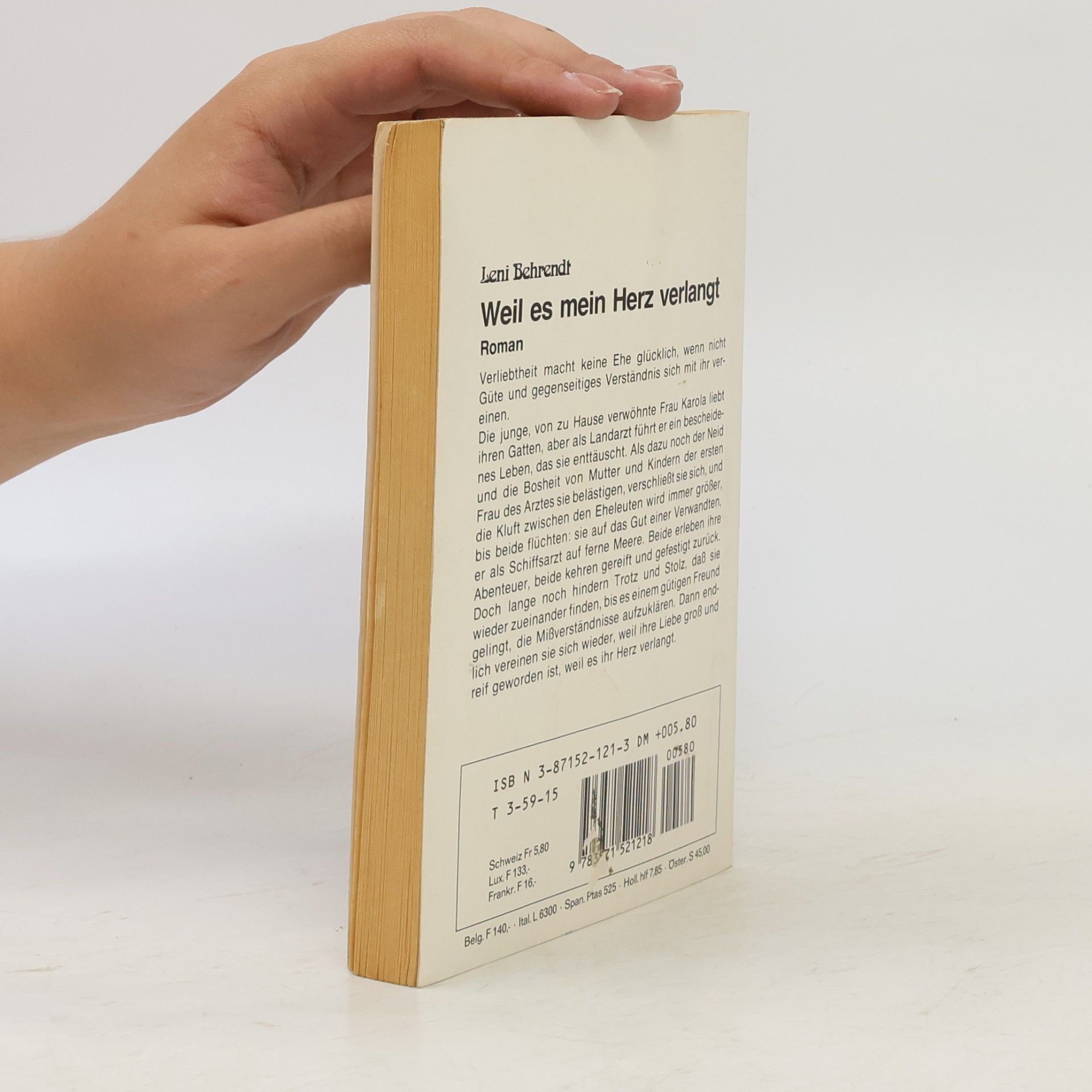 Leni Behrendt DLV-Taschenbücher - 121: Weil es mein Herz verlangt