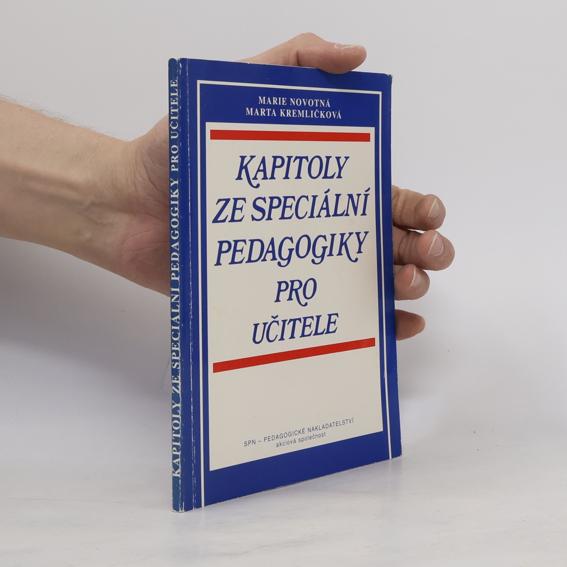 Marta Kremličková Kapitoly ze speciální pedagogiky pro učitele