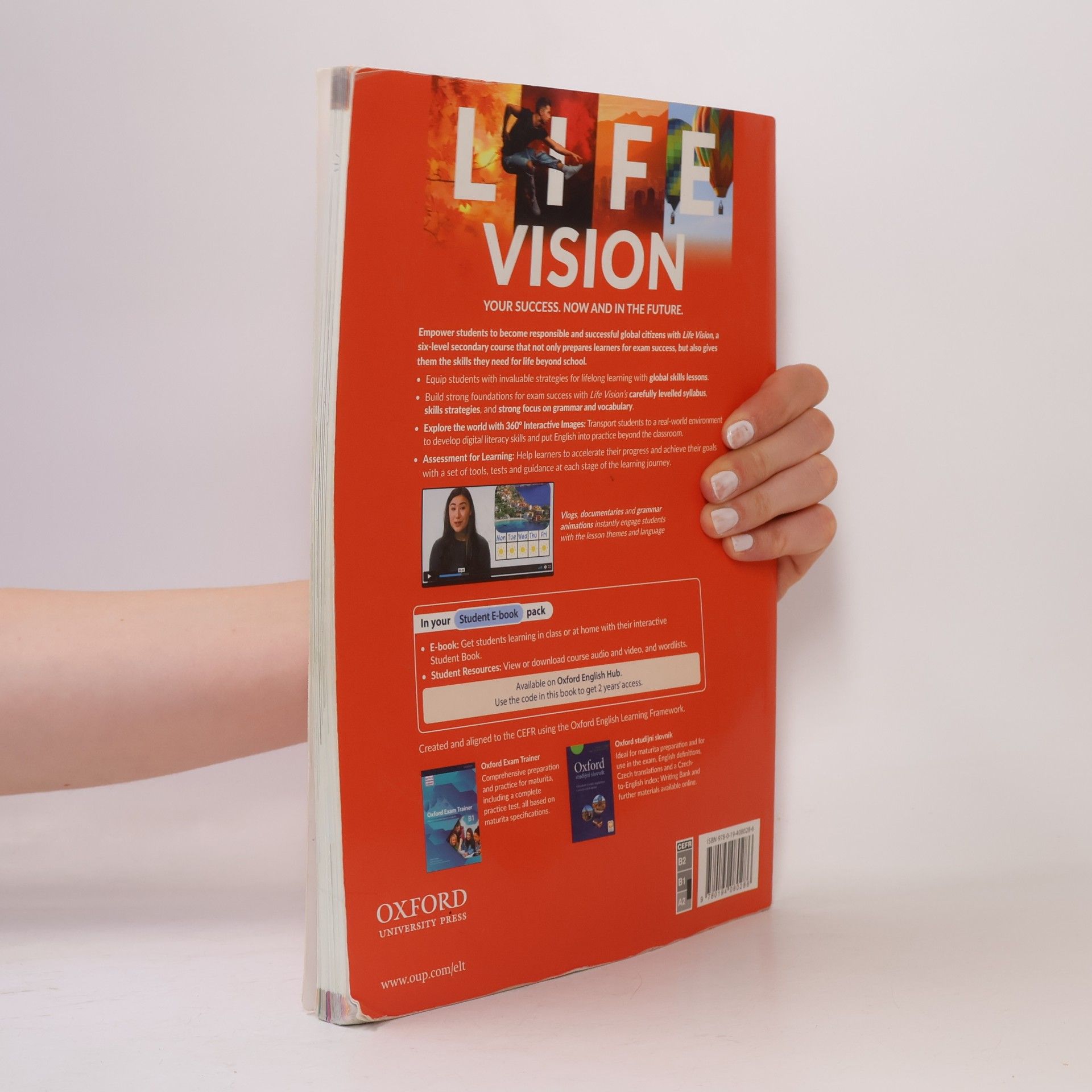 Jane Hudson Life vision A2/B. Maturita Student Book