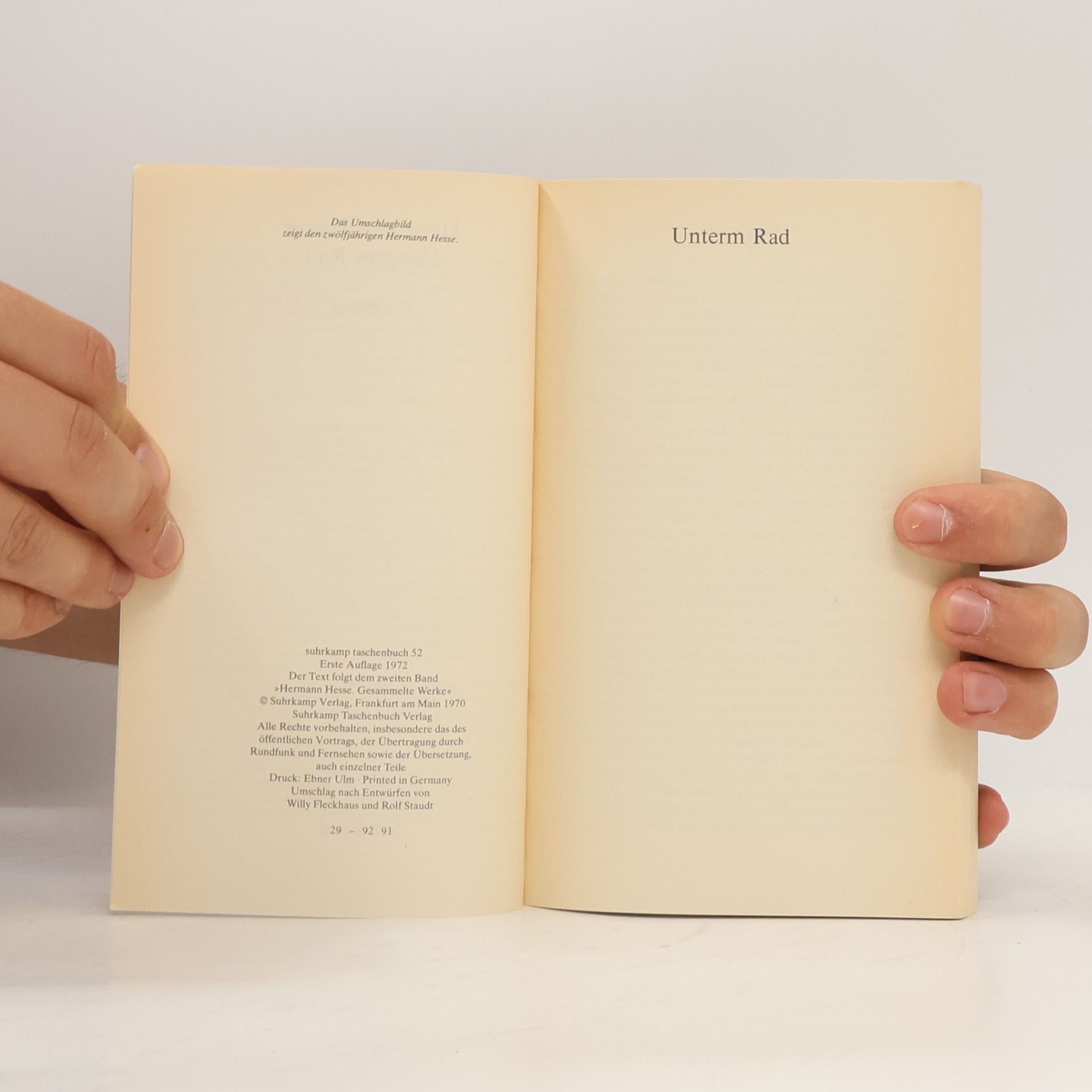Hermann Hesse Unterm Rad