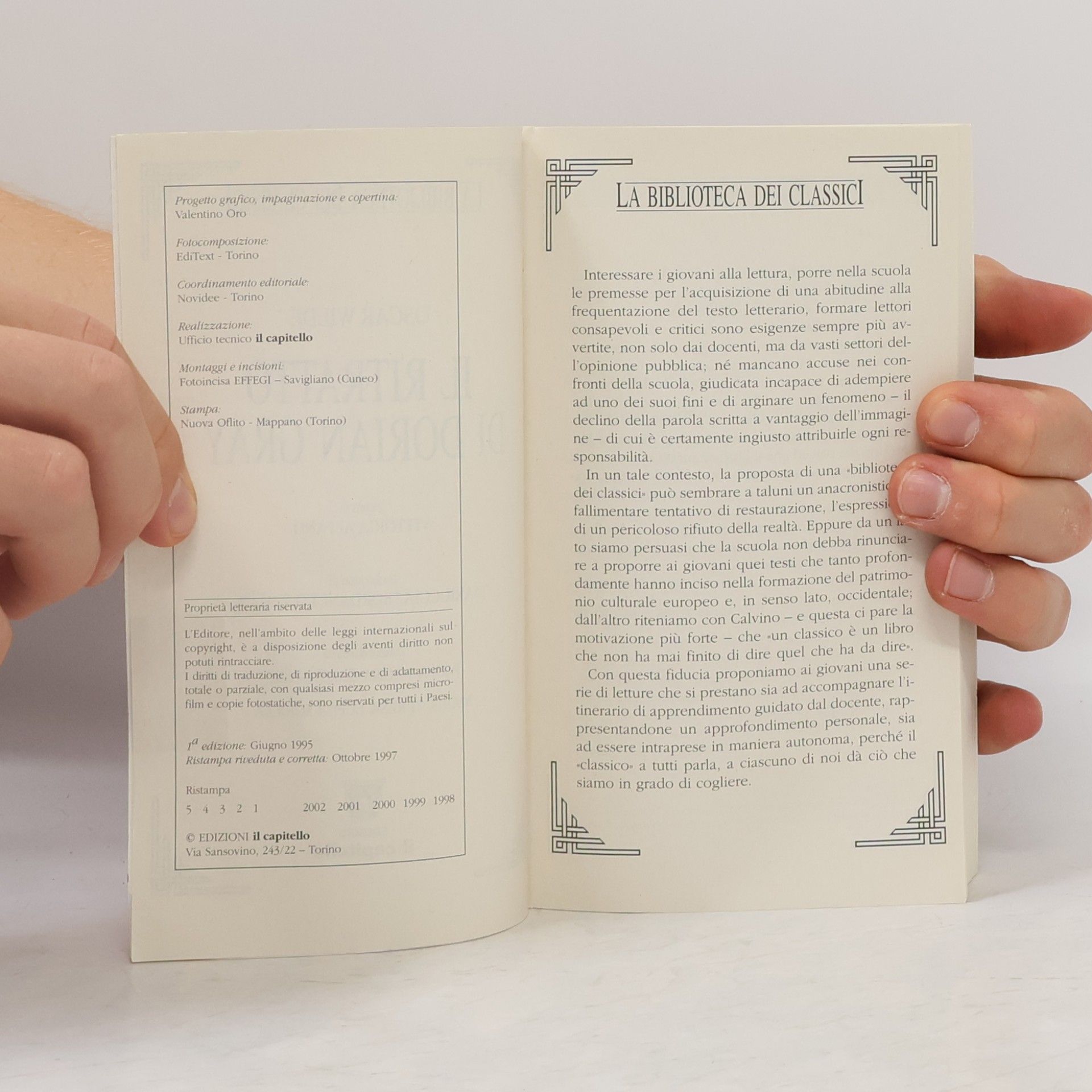 Oscar Wilde Il ritratto di Dorian Gray