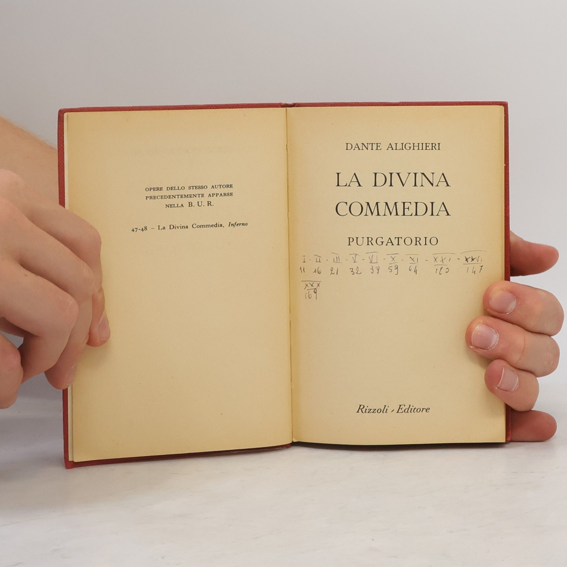 Dante Alighieri La divina commedia. Purgatorio