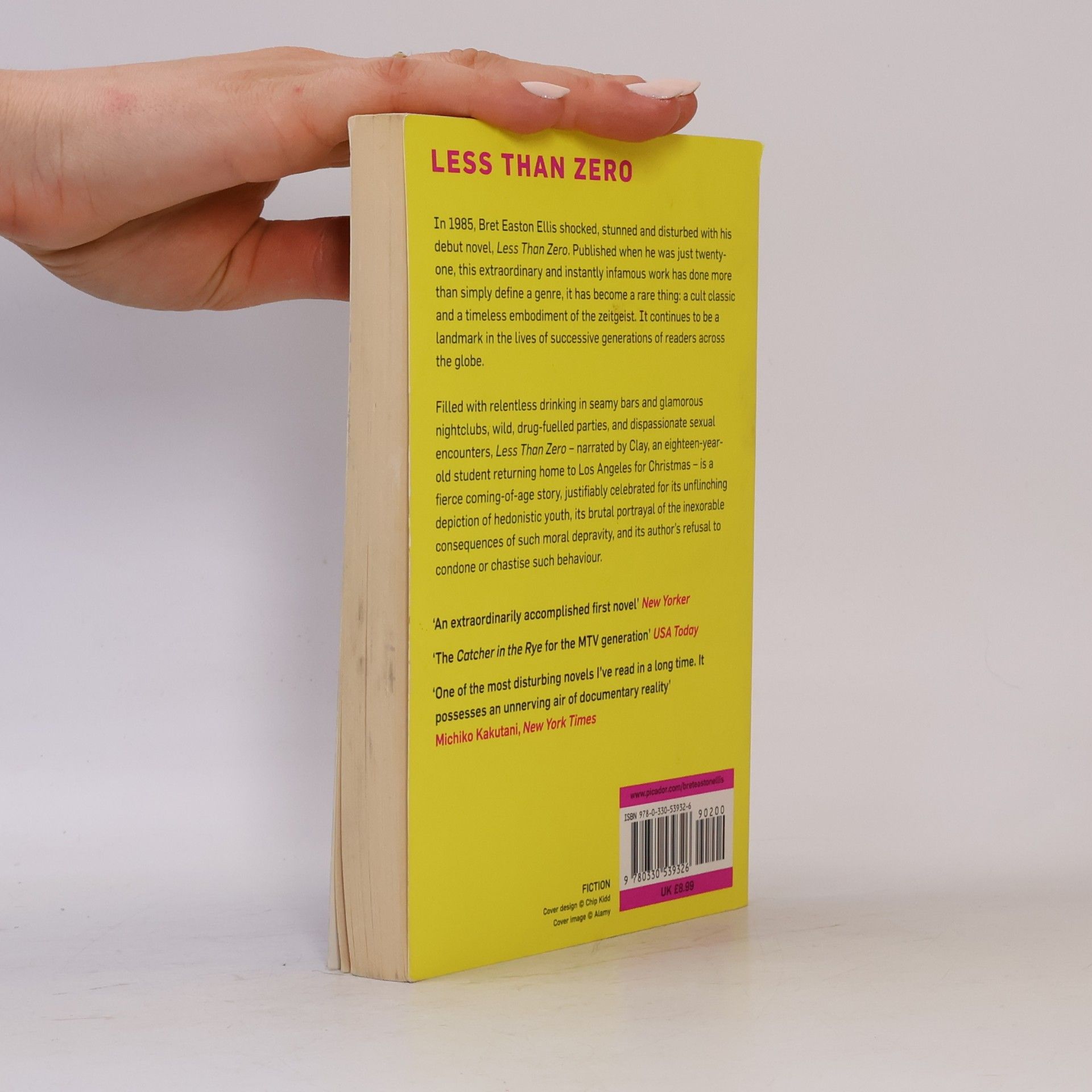 Bret Easton Ellis Less Than Zero. Unter Null, englische Ausgabe