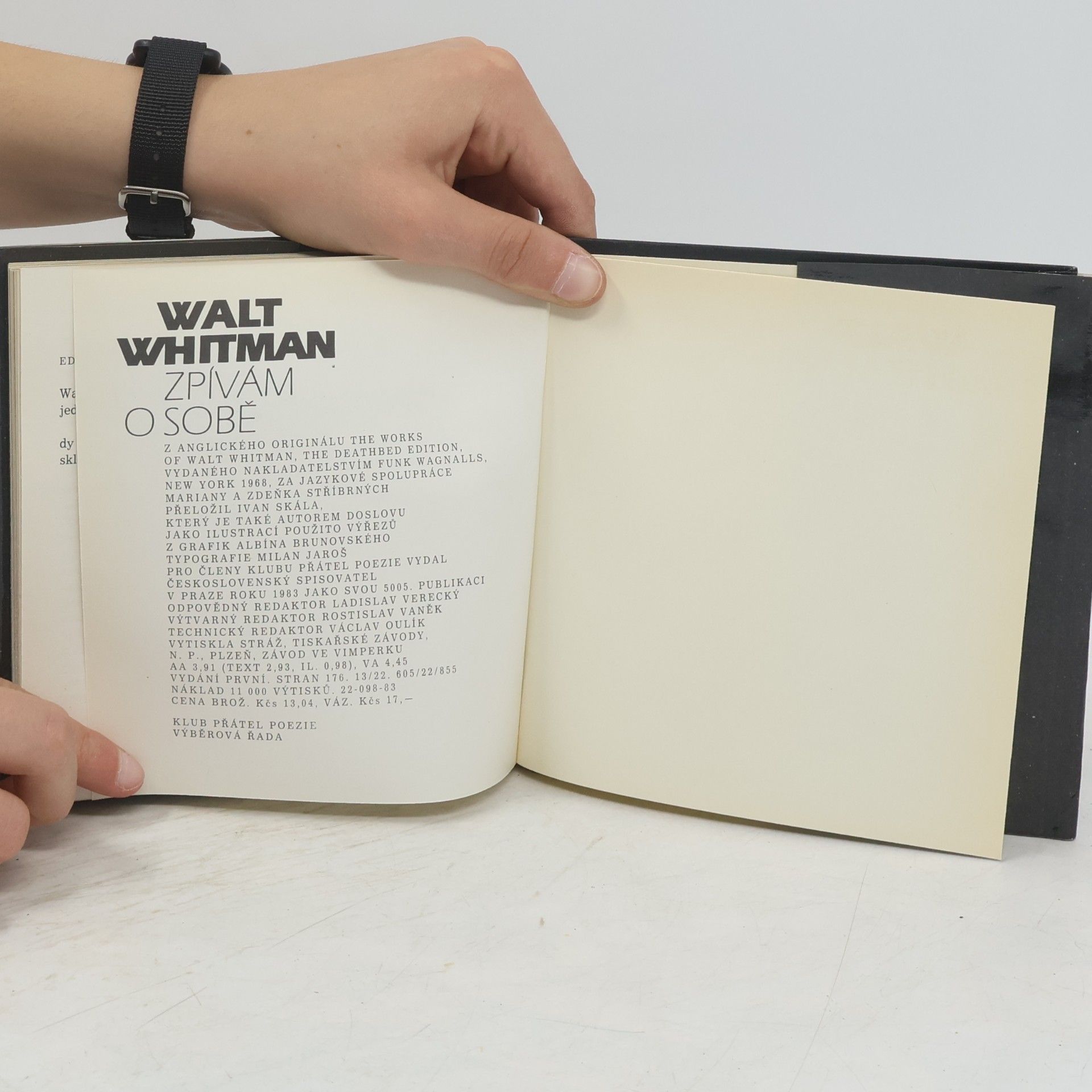 Walt Whitman Zpívám o sobě