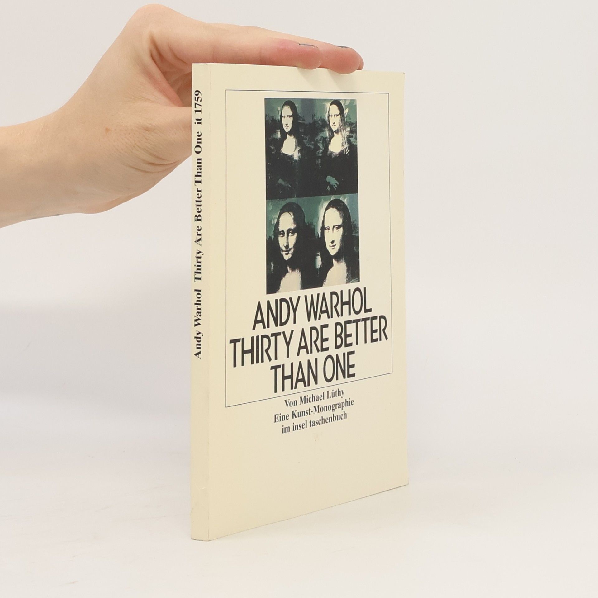 Michael Lüthy Insel Taschenbuch: Andy Warhol, Thirty Are Better Than One