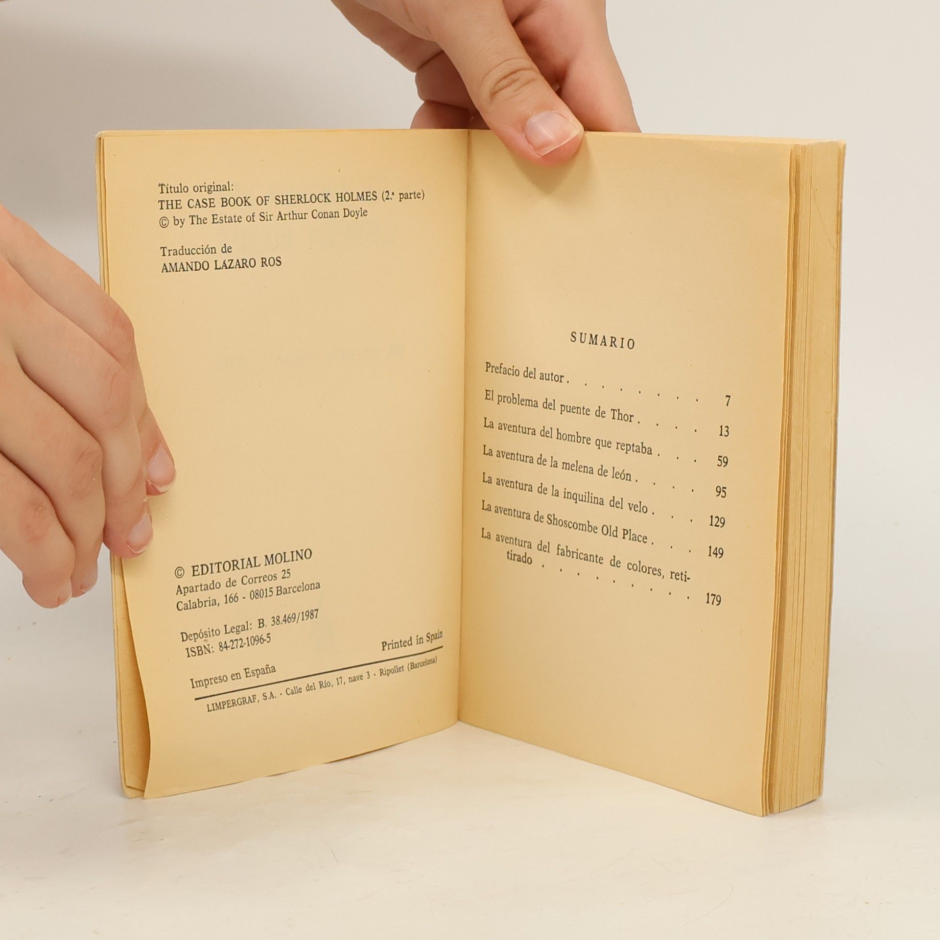 Arthur Conan Doyle El archivo de Sherlock Holmes