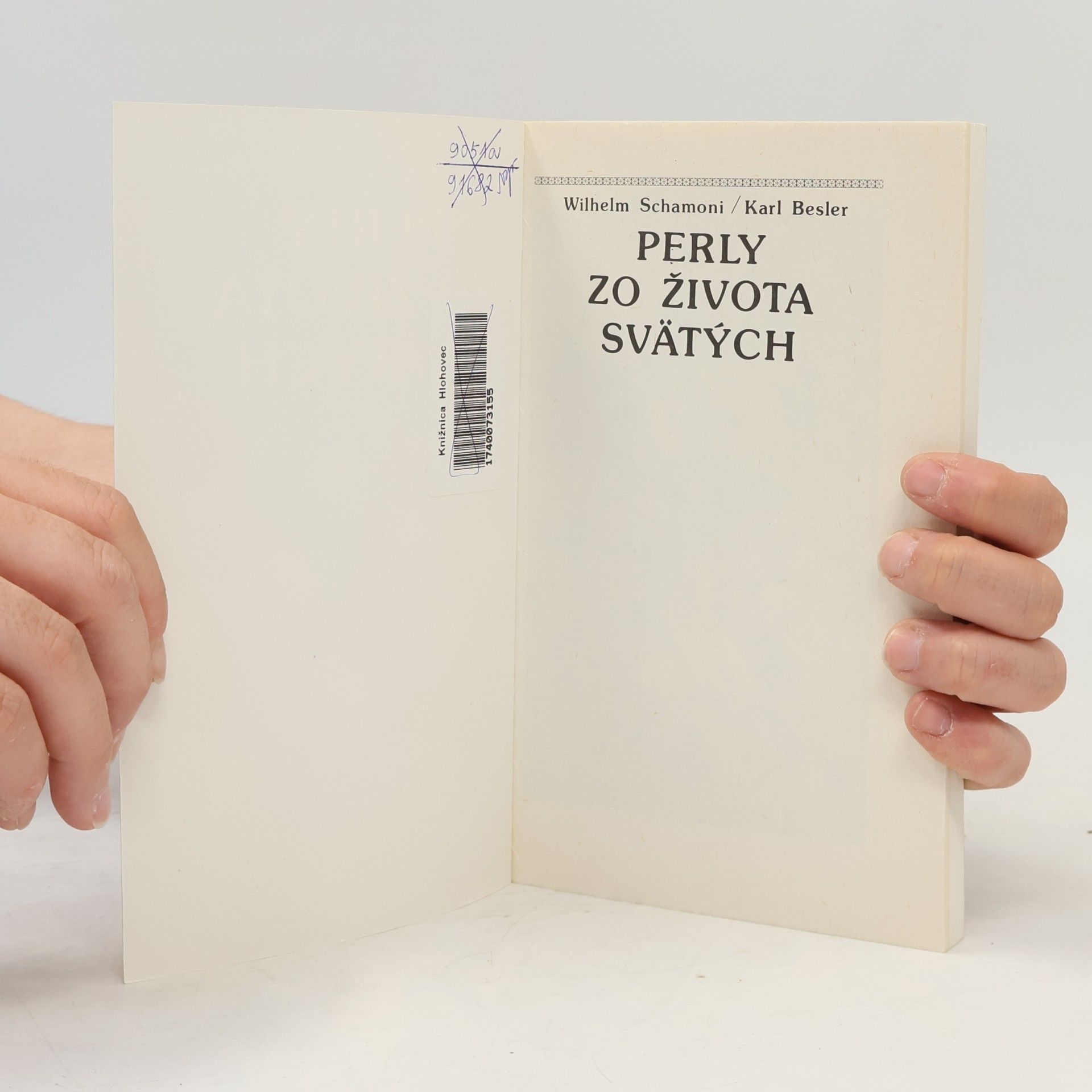 Besler Karl Schamoni Wilhelm Perly zo života svätých