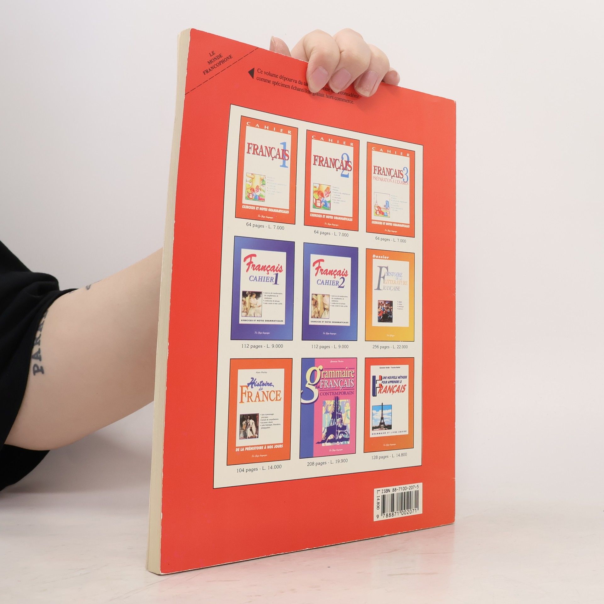 Francine Martini Le monde francophone (Cahier)