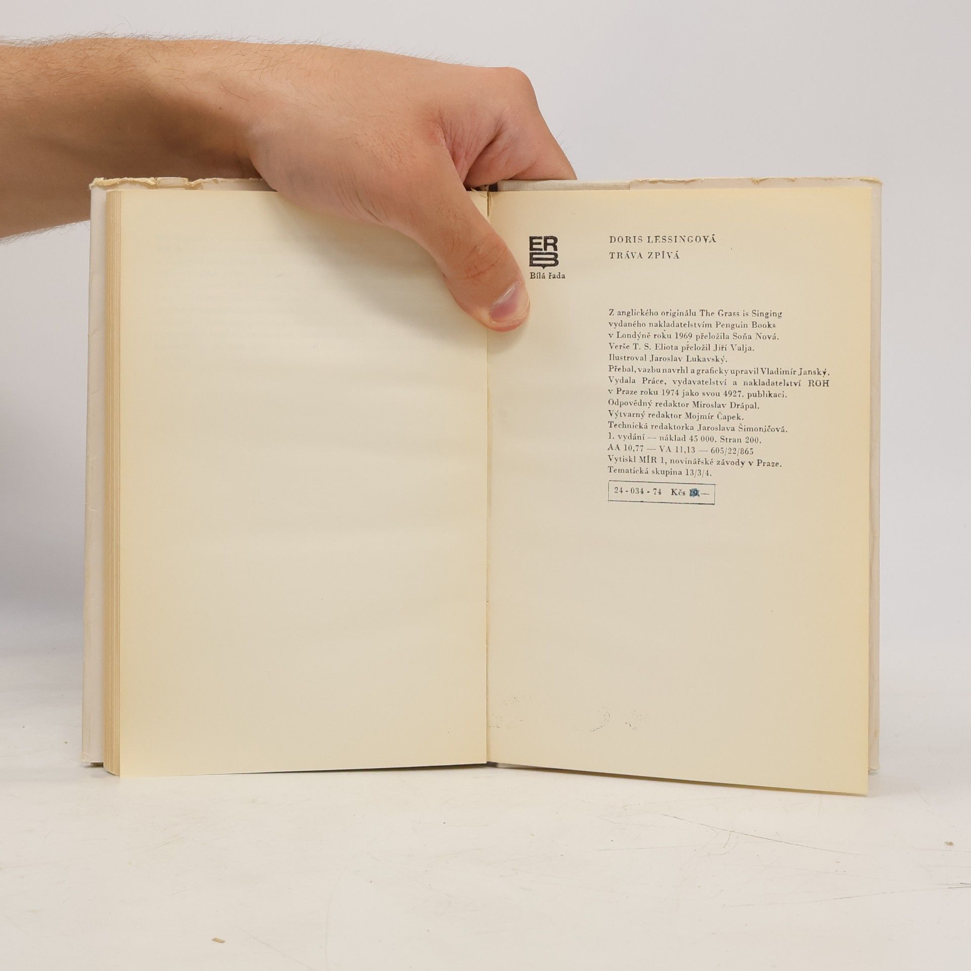 Doris Lessing Tráva zpívá