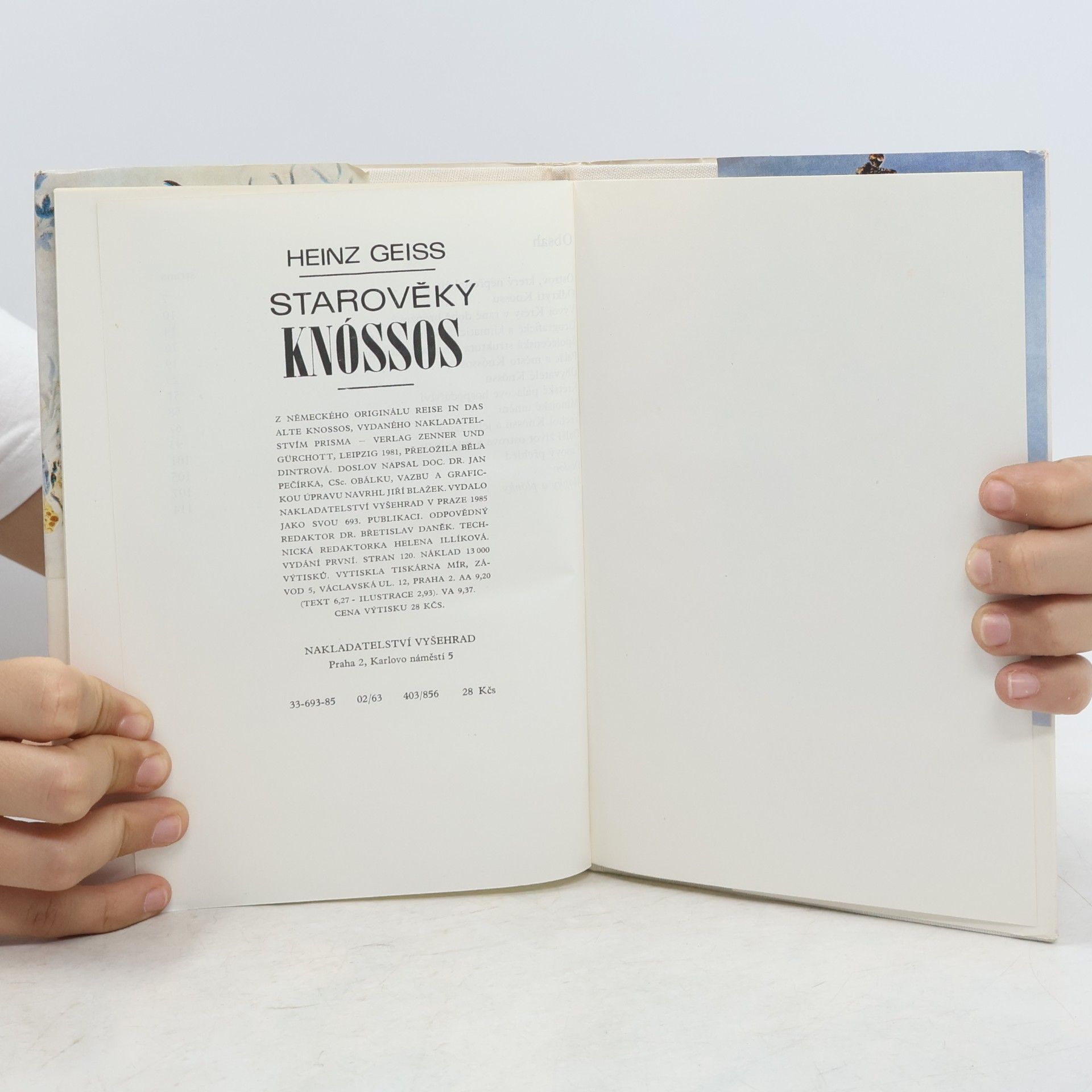 Heinz Geiss Starověký Knóssos