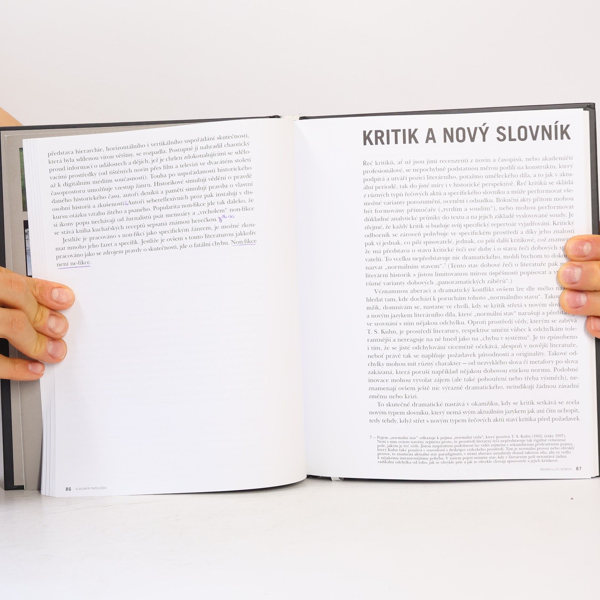 Vladimír Papoušek Maxwellův démon : objekty, slovníky a řečové akty v literatuře