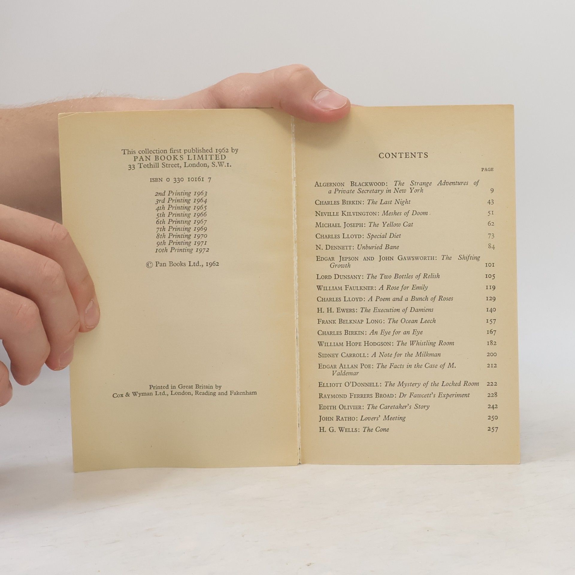 Herbert van Thal The Third Pan Book of Horror Stories