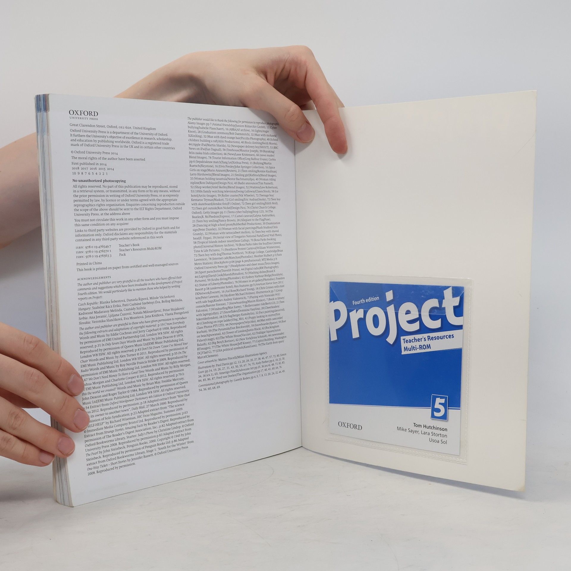 Tom Hutchinson Project 5 4e Teacher´s Pack