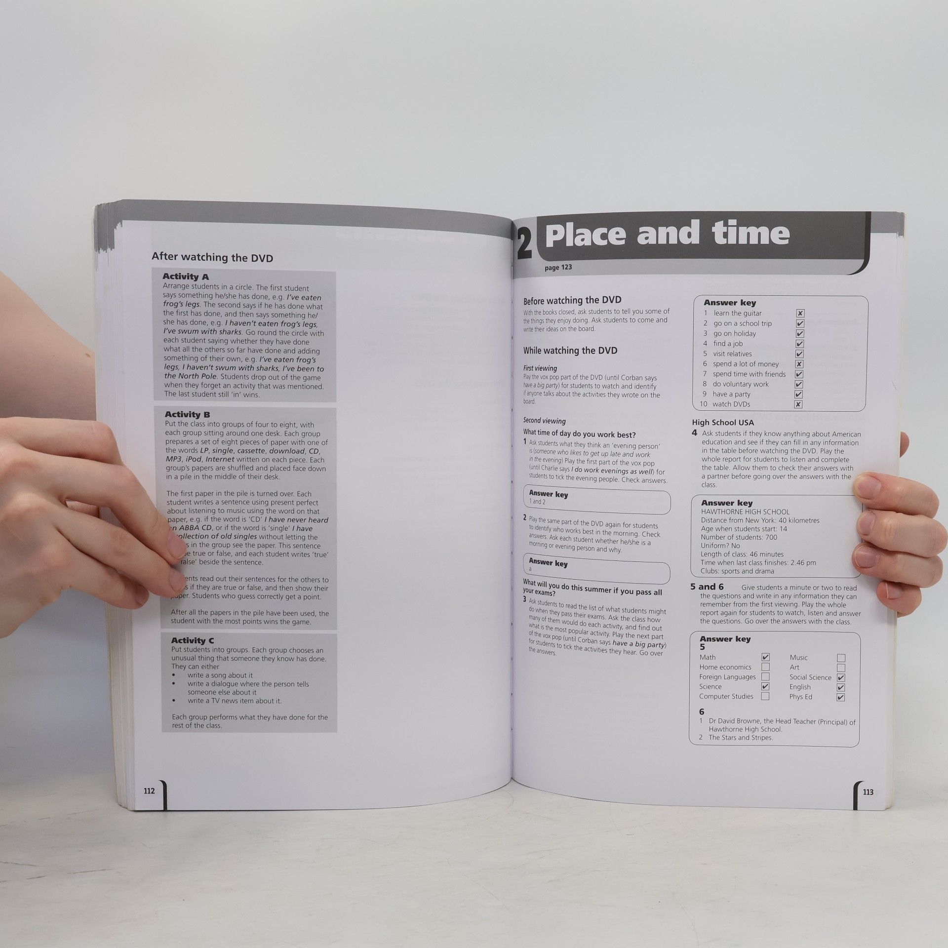 Tom Hutchinson Project 5. Teacher's book