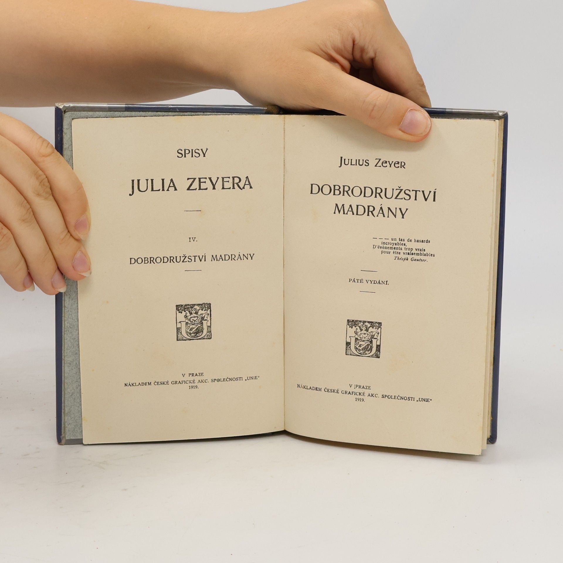 Julius Zeyer Dobrodružství Madrány